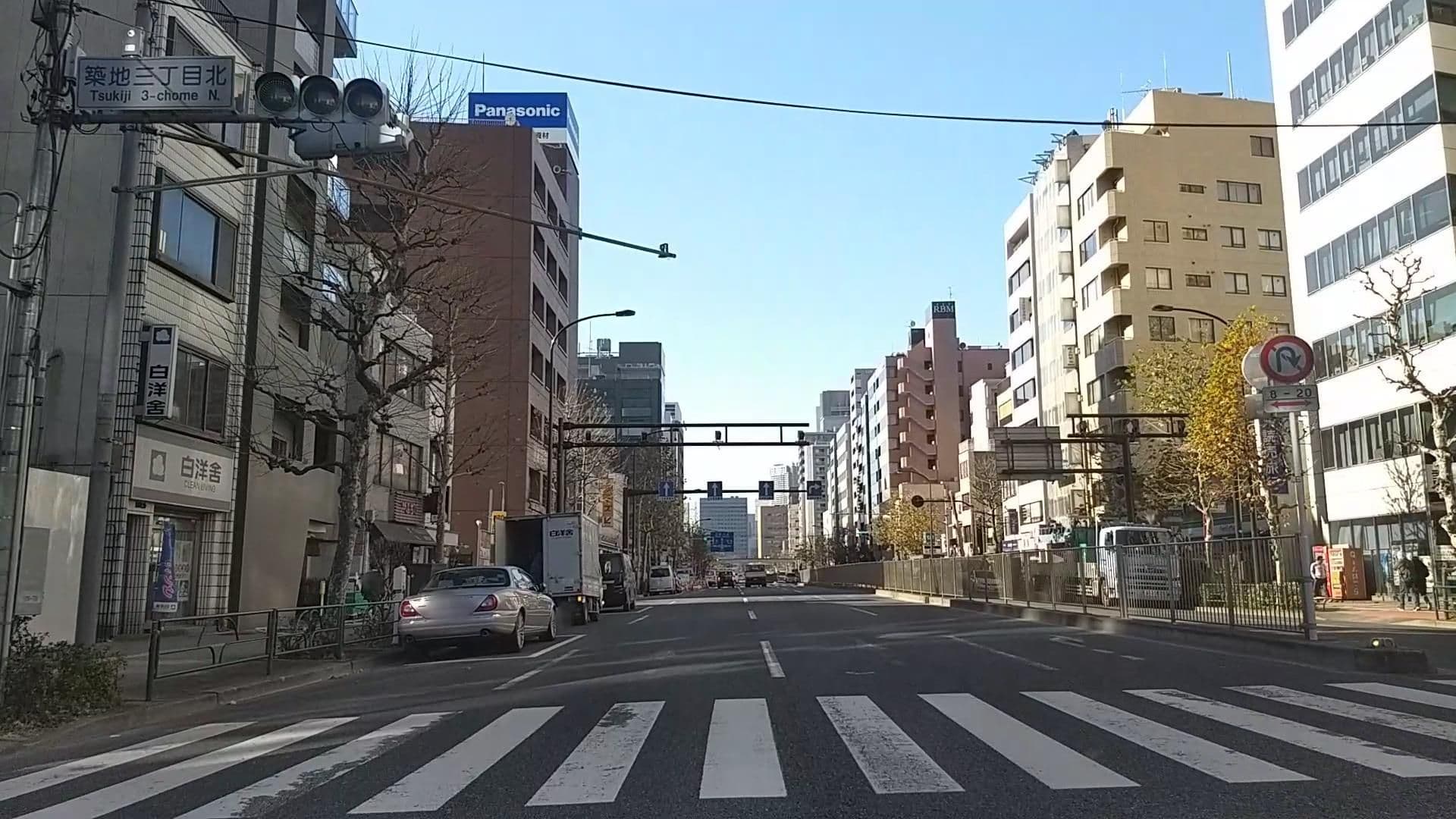 Street view near 銀座キャピタルホテル 萌木, Chūō — © drivephotograph (CC BY-SA · Mapillary)