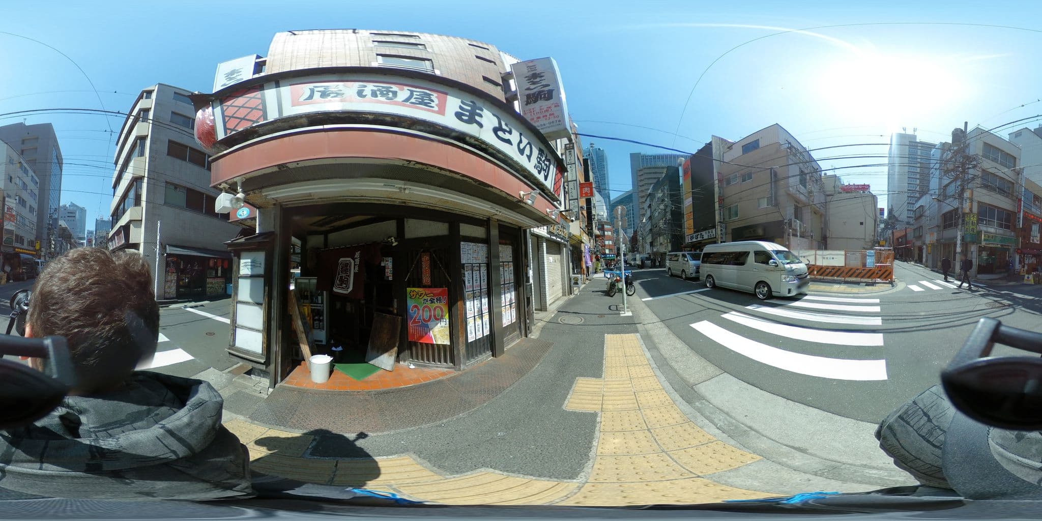 Street view near ASTRO, Shinbashi — © trolleway (CC BY-SA · Mapillary)