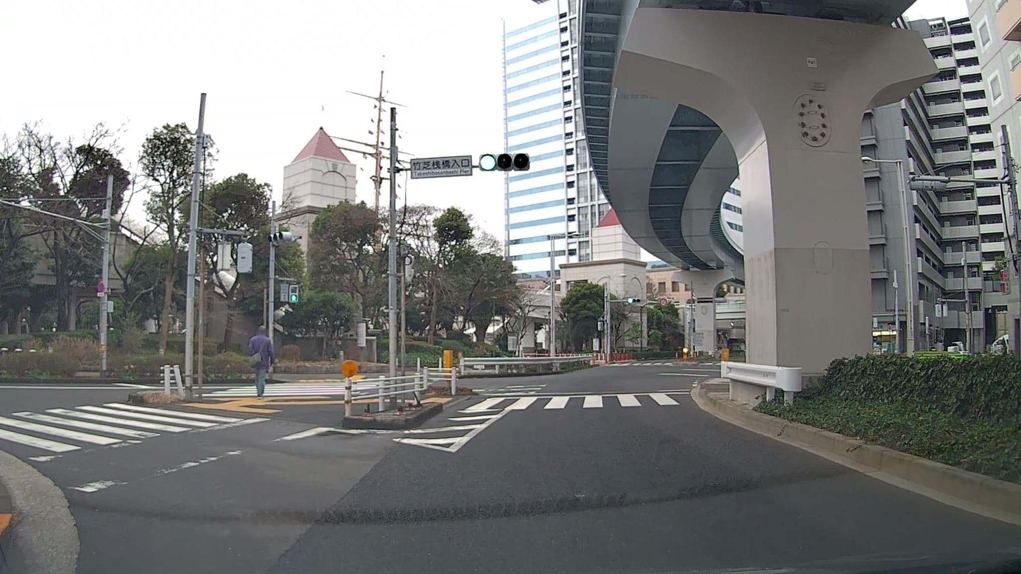 Street view near アジュール竹芝, Hamamatsuchō — © mzaki (CC BY-SA · Mapillary)
