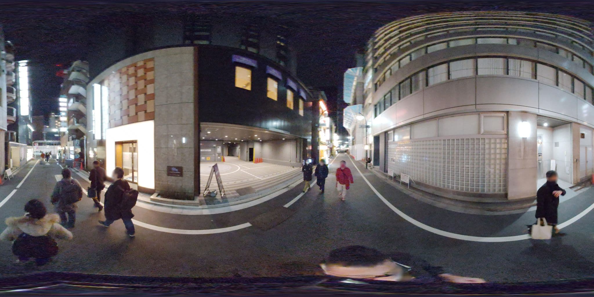 Street view near 湯楽三味, Hatchōbori — © mapconcierge (CC BY-SA · Mapillary)