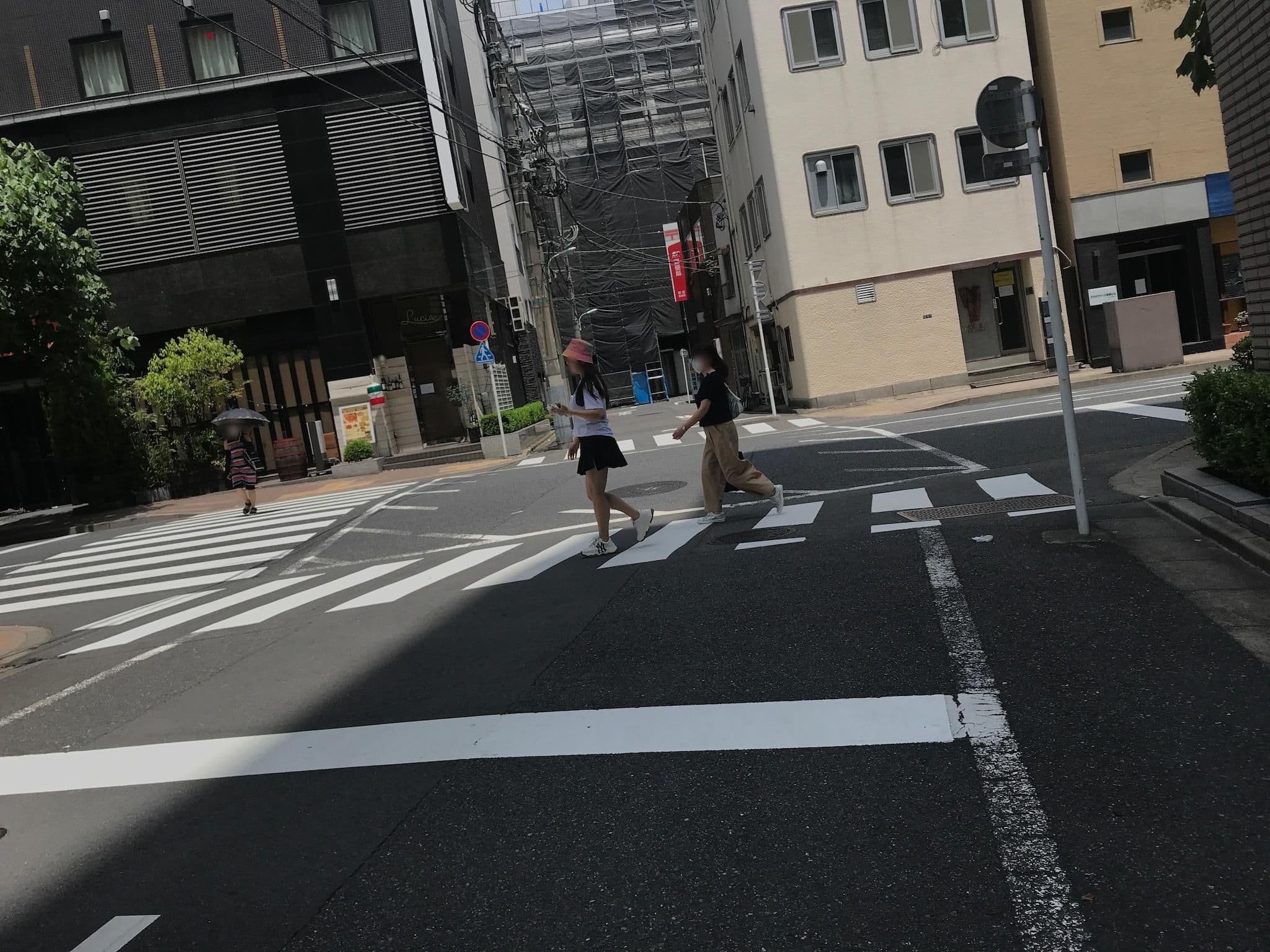 Street view near アパホテル八丁堀駅南, Hatchōbori — © musashino5 (CC BY-SA · Mapillary)
