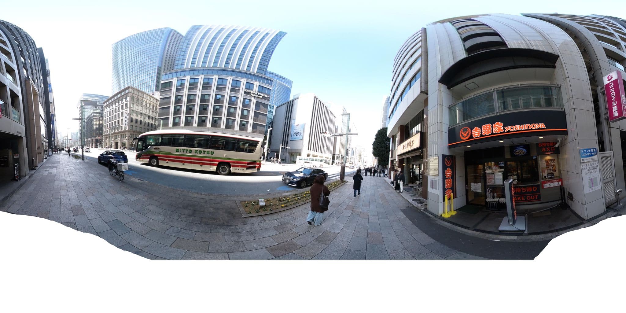 Street view near ダイワロイネットホテル東京京橋, Hatchōbori — © okadatsuneo (CC BY-SA · Mapillary)