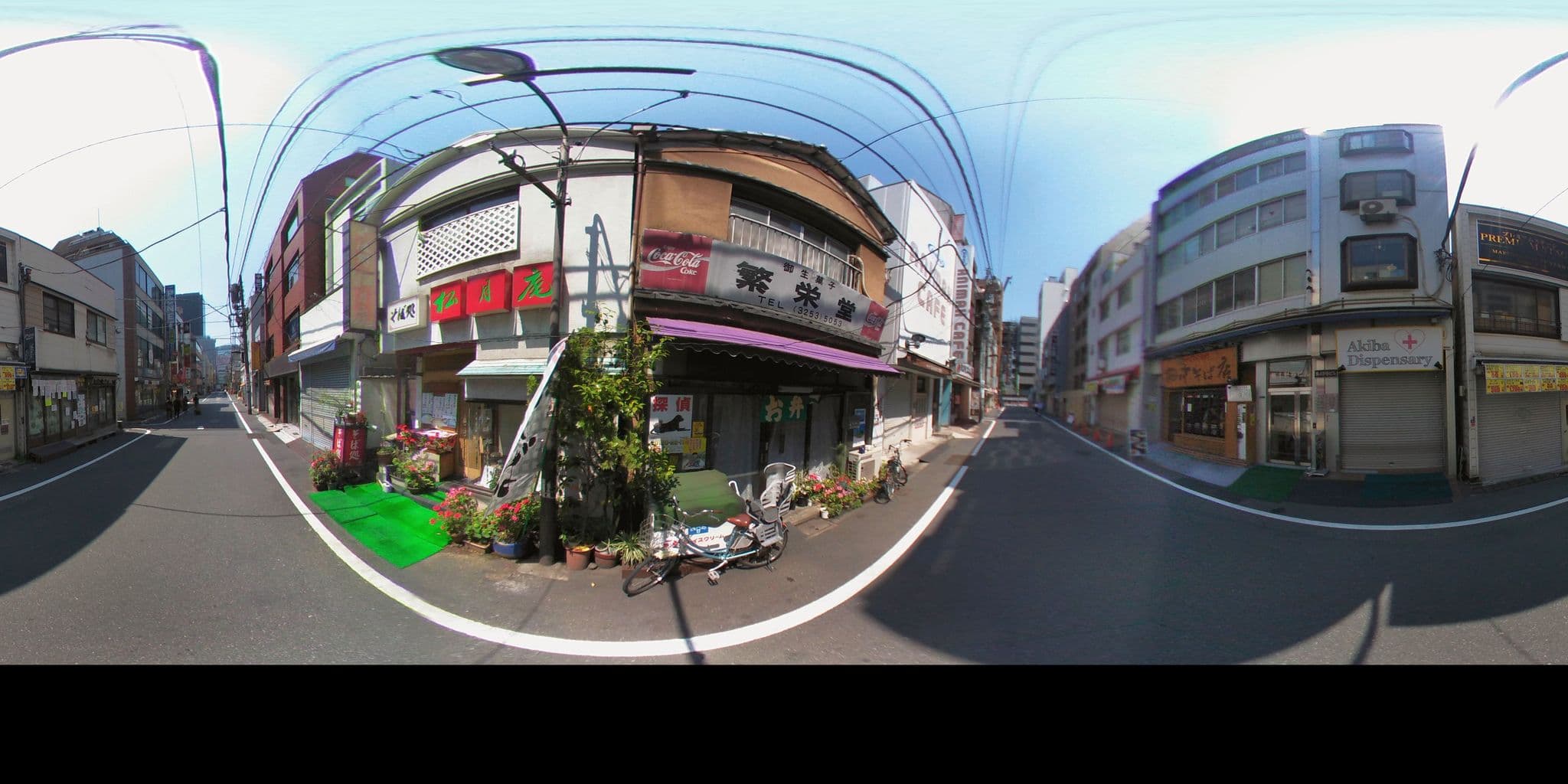 Street view near Ficus Hotel, Ueno — © mura (CC BY-SA · Mapillary)