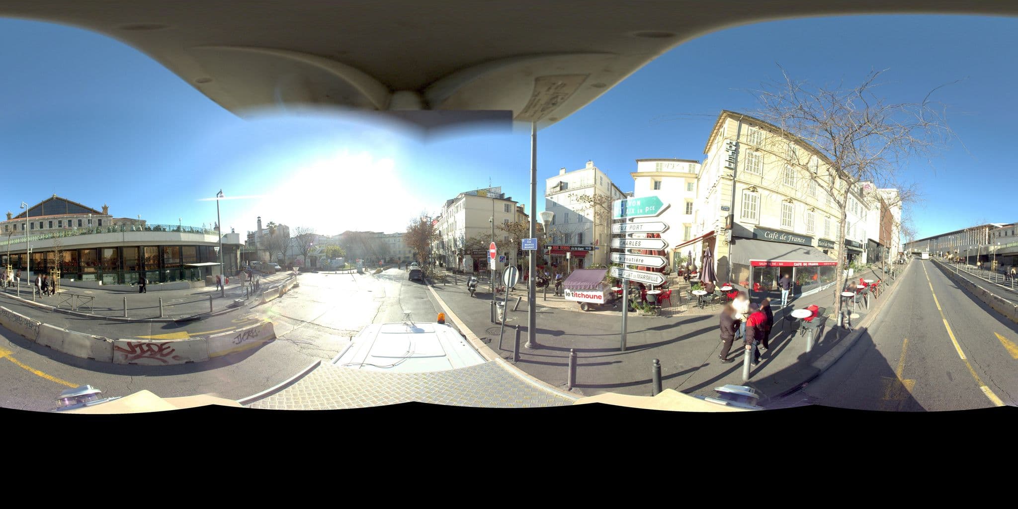 Street view near Hôtel de France, Marseille 03 — © Suez (CC BY-SA · Mapillary)