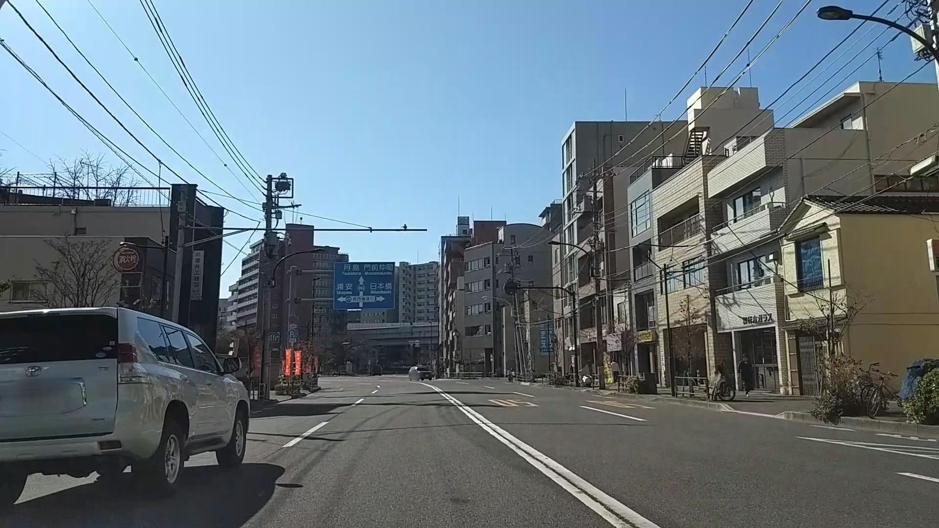Street view near Prime Suites Tokyo, Monzen-nakachō — © drivephotograph (CC BY-SA · Mapillary)