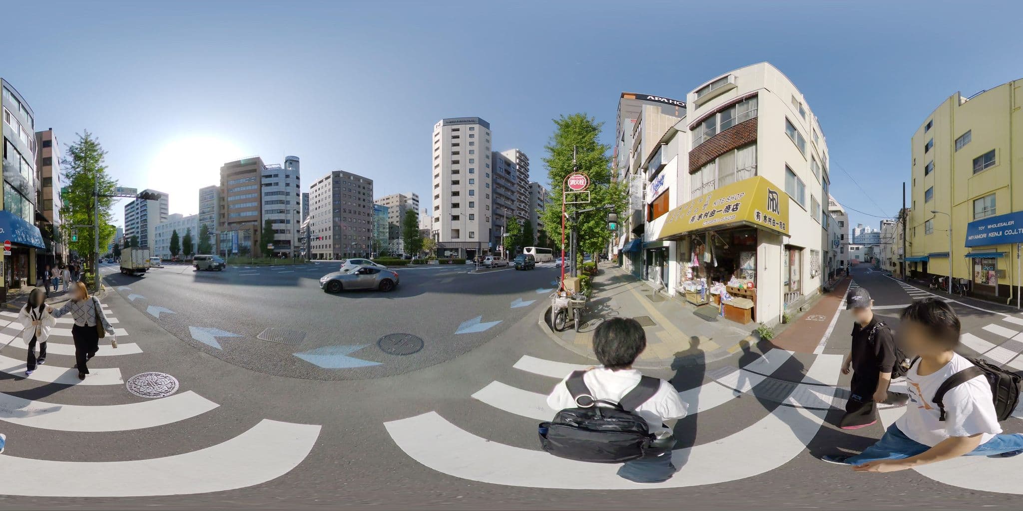 Street view near アパホテル 浅草 蔵前駅前, Kuramae — © akiyoshiii213 (CC BY-SA · Mapillary)