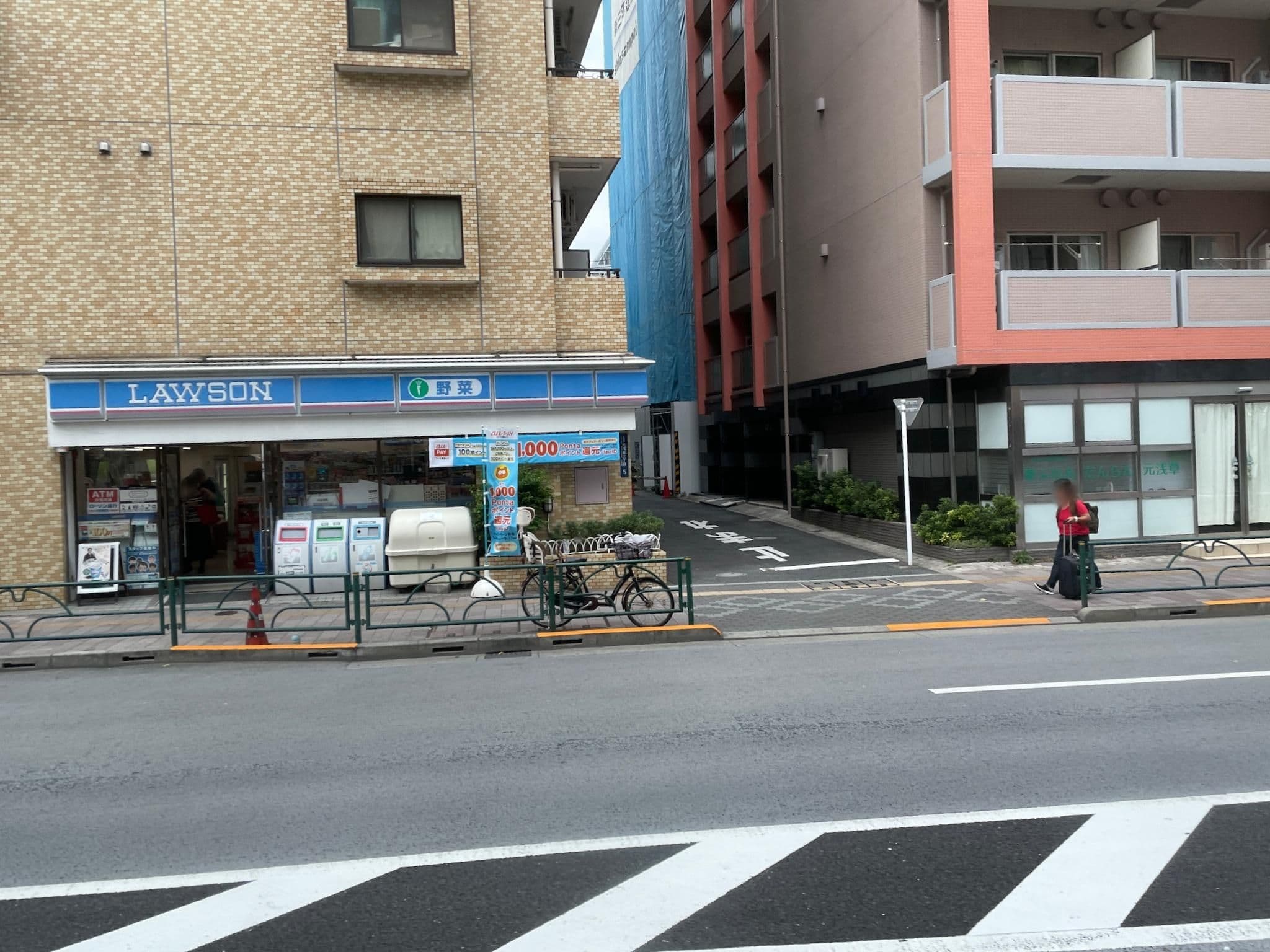 Street view near ホテルリブマックス東上野, Kuramae — © musashino5 (CC BY-SA · Mapillary)