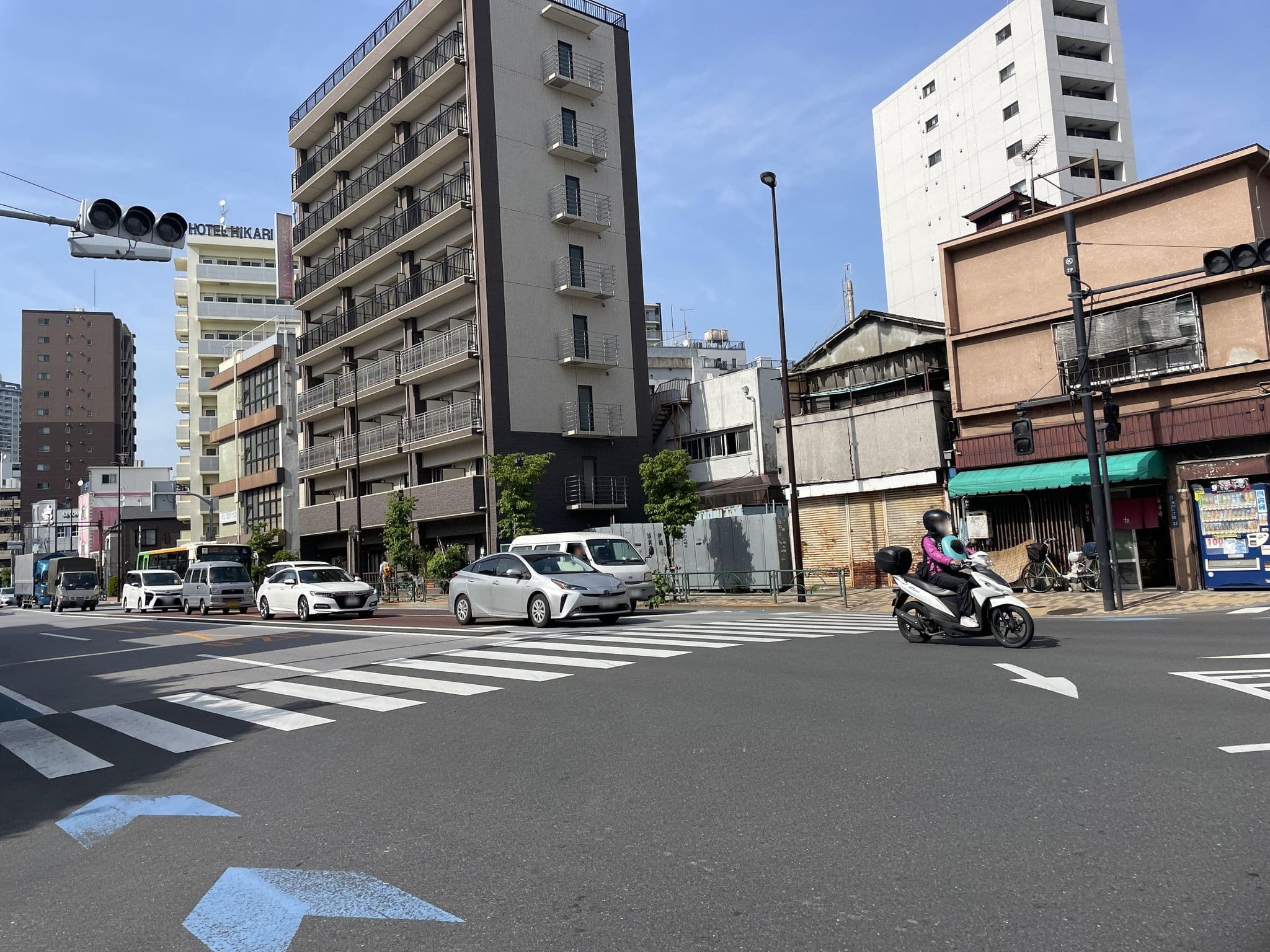 Street view near ホテルアクセラ, Senzoku — © musashino5 (CC BY-SA · Mapillary)