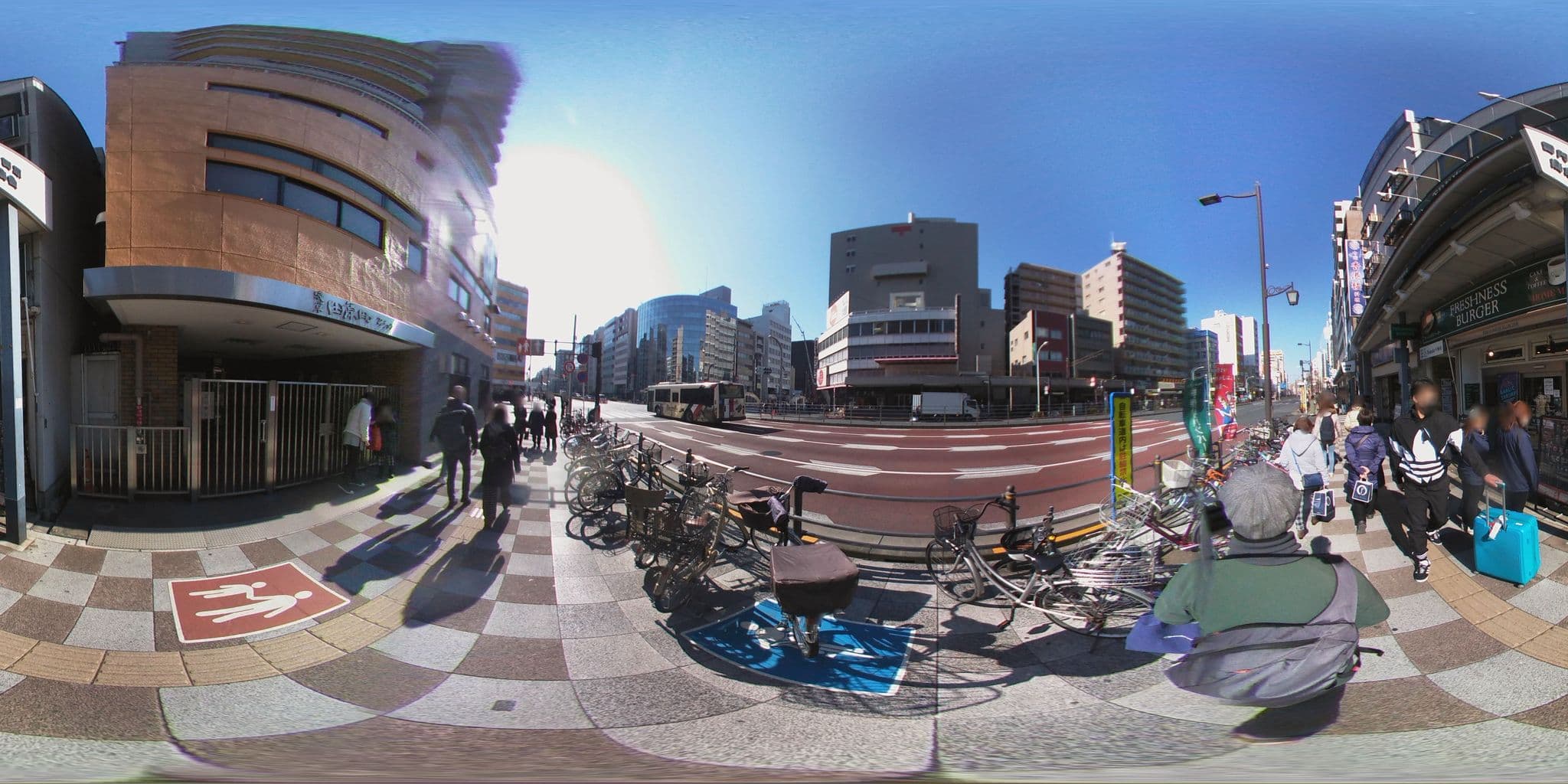 Street view near Hotel Shirobara Inn Asakusa, Kuramae — © mura (CC BY-SA · Mapillary)