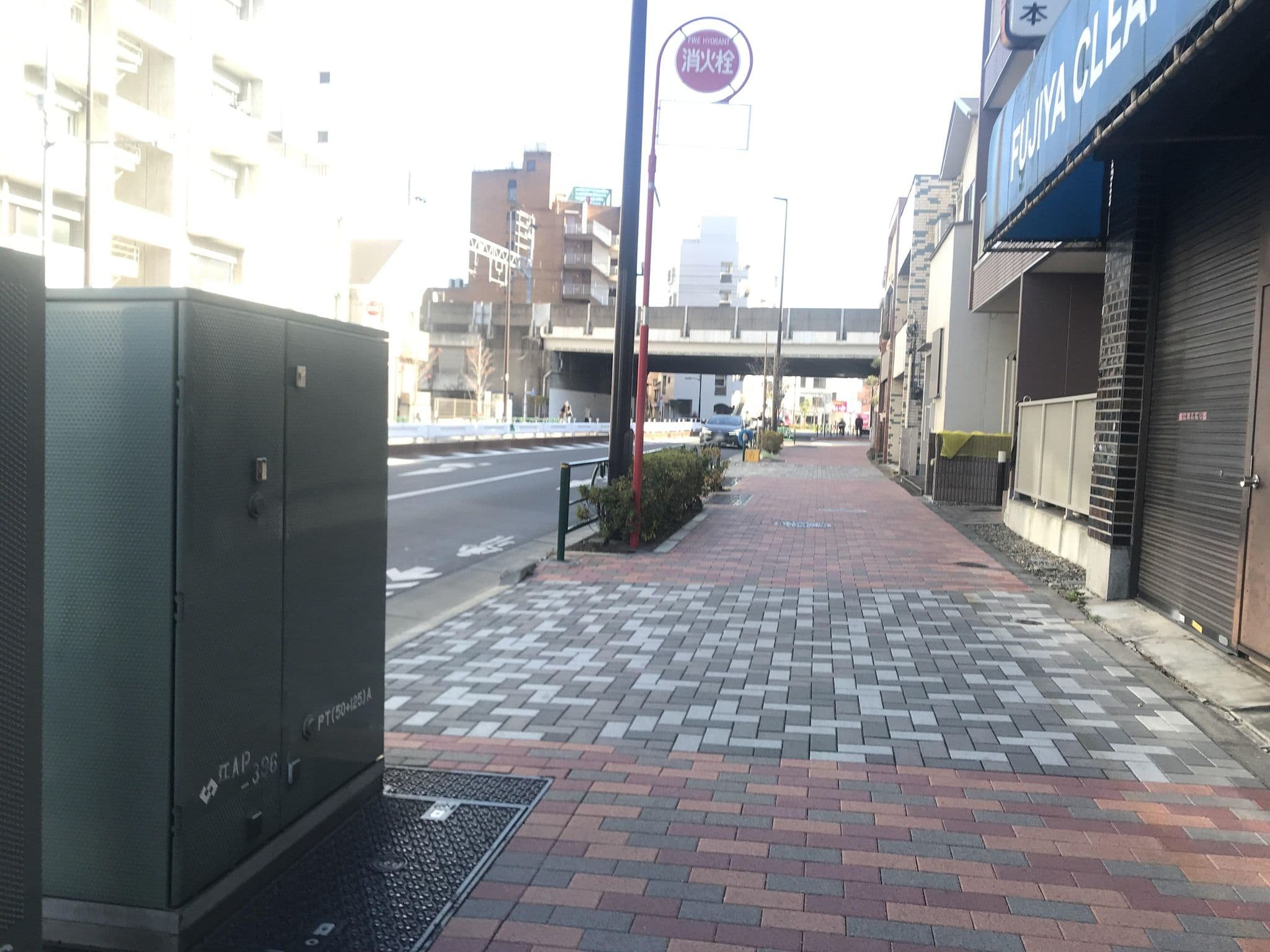 Street view near King’s Hotel, Hirai — © musashino5 (CC BY-SA · Mapillary)