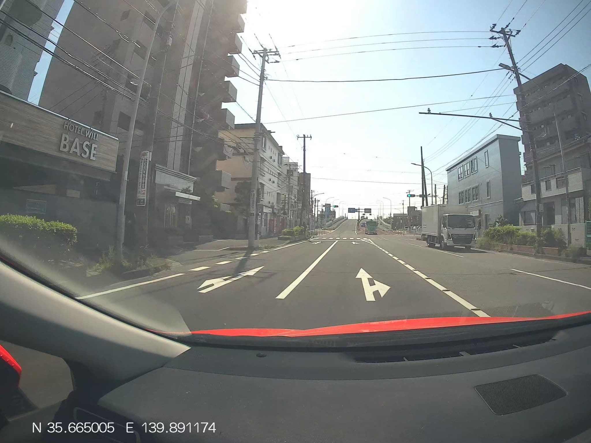 Street view near HOTEL WILL BASE, Urayasu — © mitz (CC BY-SA · Mapillary)