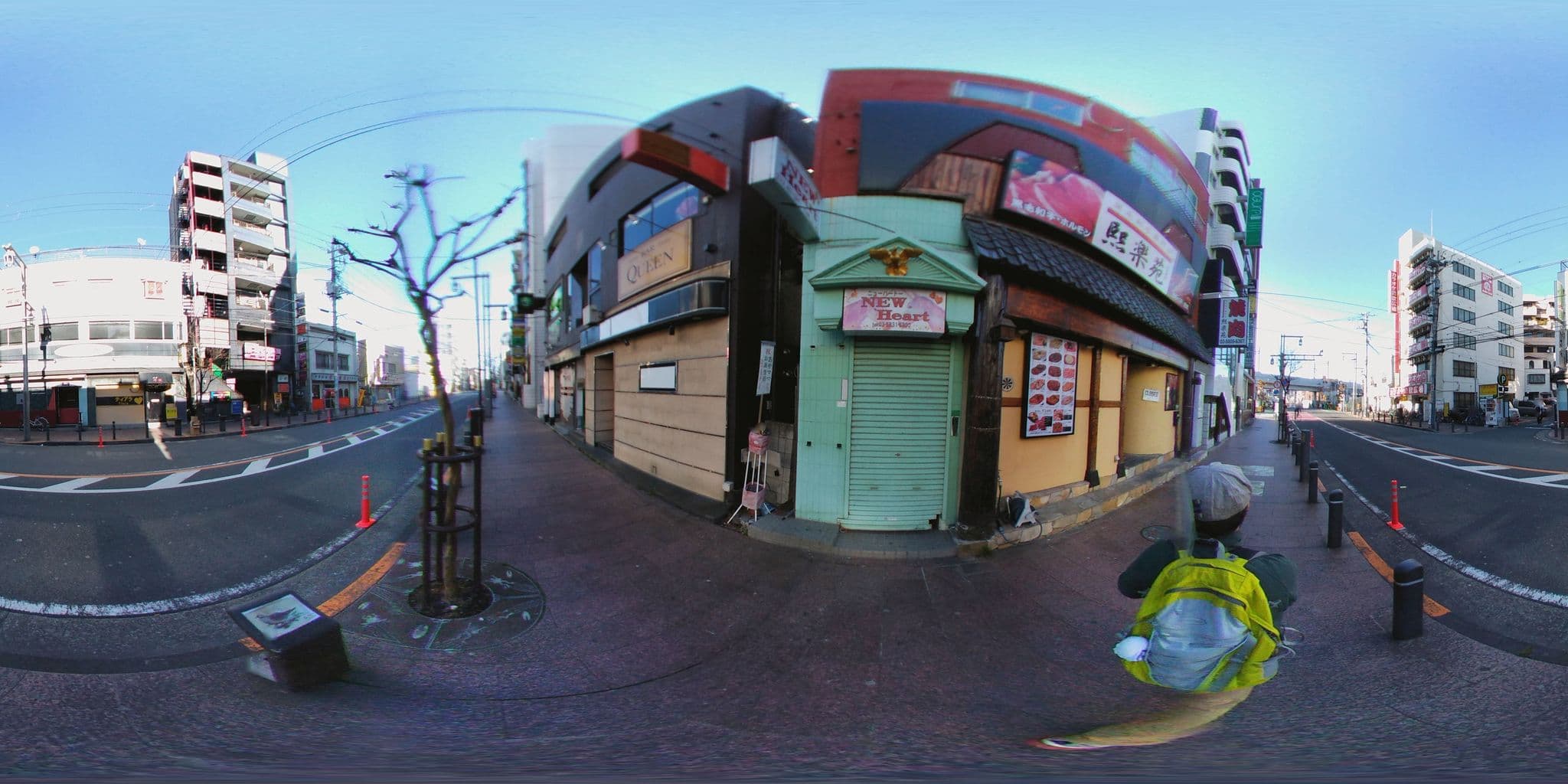 Street view near 竹の塚ステーションヴィレッチ, Takenotsuka — © mura (CC BY-SA · Mapillary)