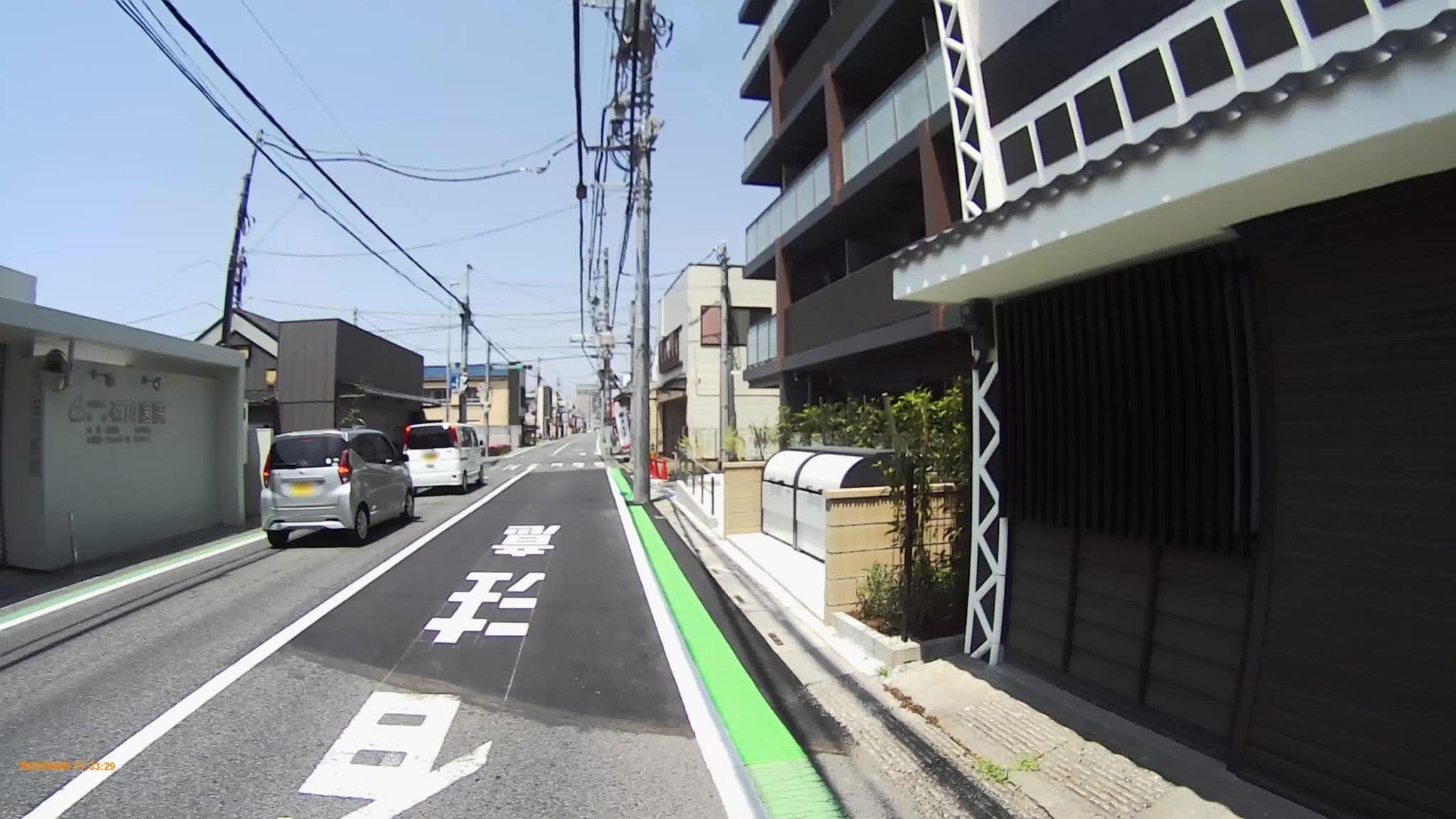 Street view near ビジネスホテル岡本 越谷店, Koshigaya — © hayashi (CC BY-SA · Mapillary)