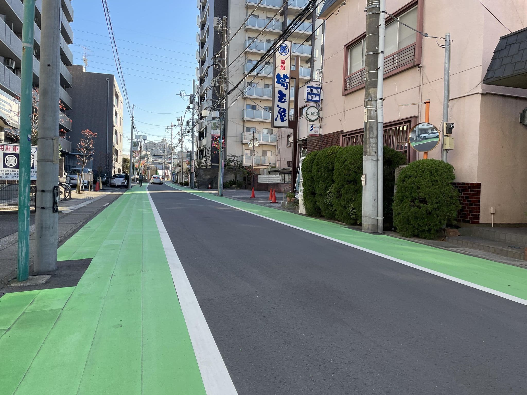 Street view near 埼玉屋旅館, Sōka — © musashino5 (CC BY-SA · Mapillary)