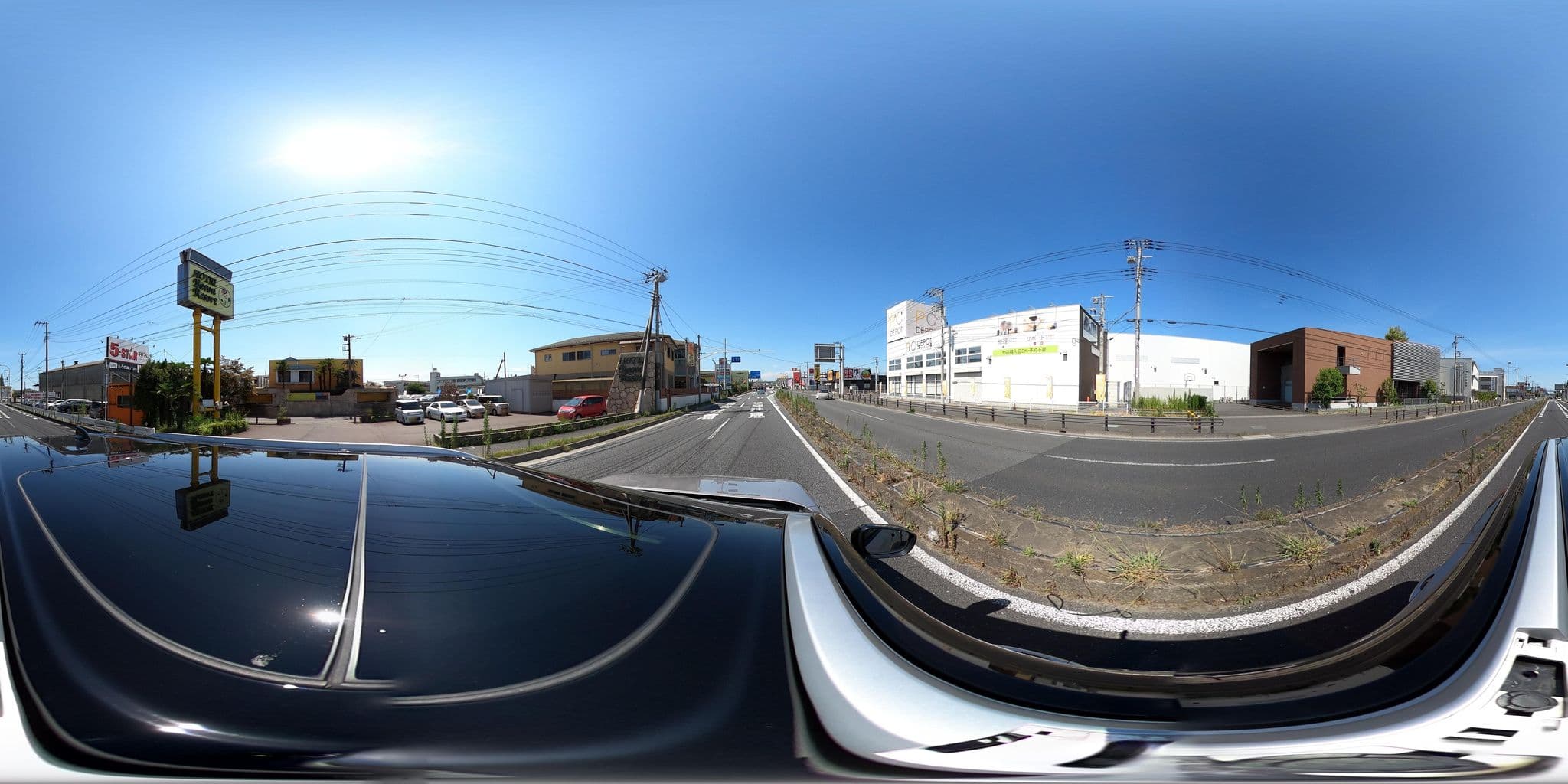 Street view near バロンリゾート, Gamō — © RikopinTanjyuro (CC BY-SA · Mapillary)