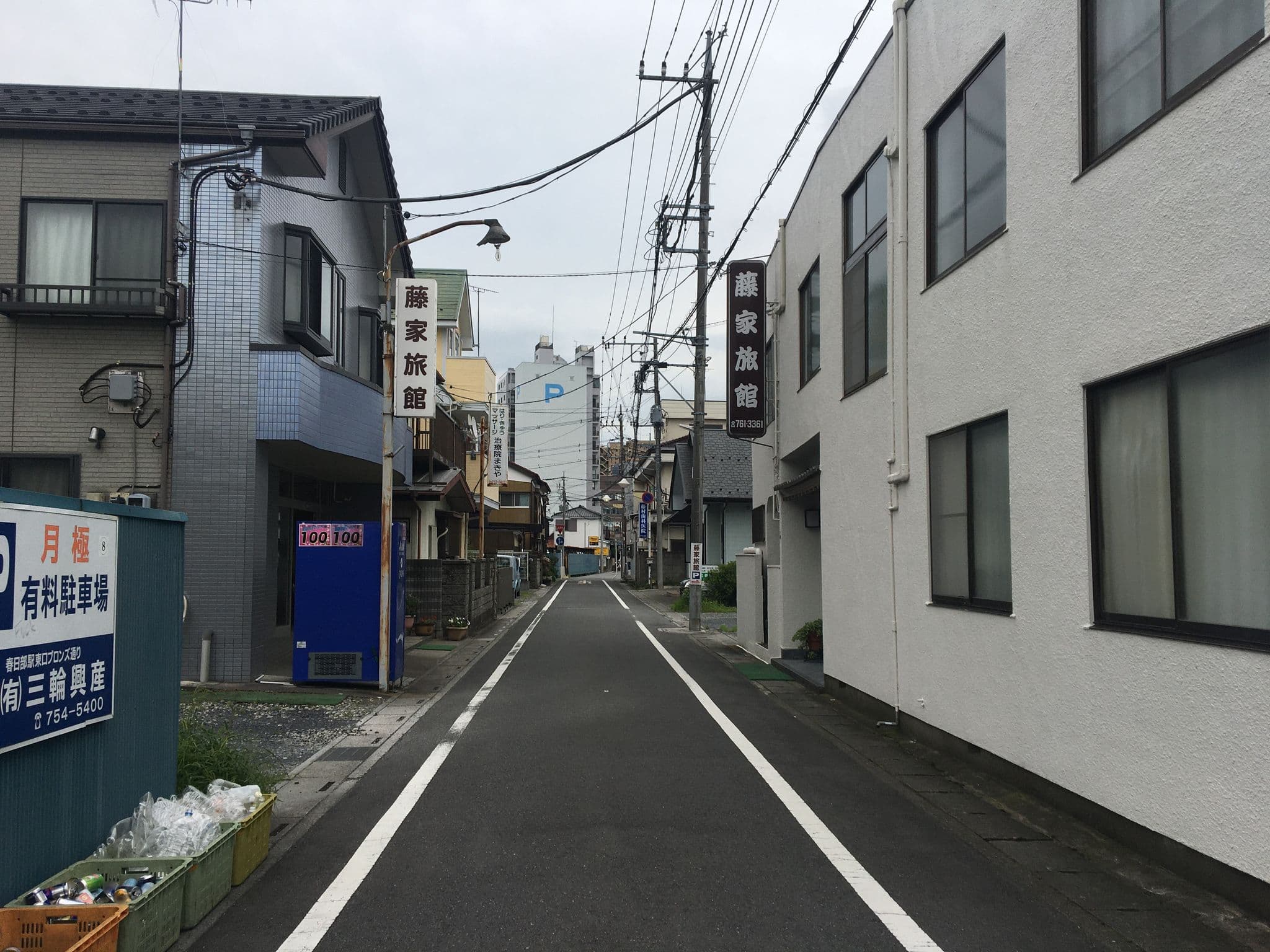 Street view near 藤家旅館, Kasukabe — © musashino5 (CC BY-SA · Mapillary)