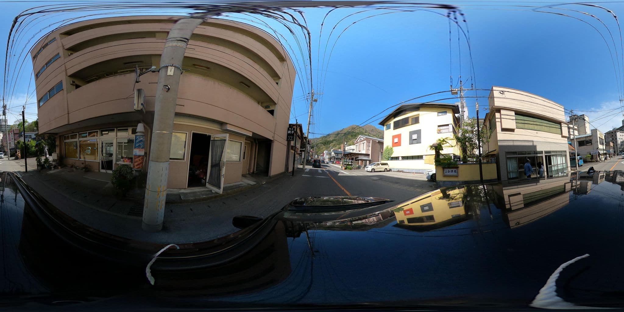 Street view near 塩原温泉郷 旅館上会津屋, Kinugawa Onsen — © yuki_charo (CC BY-SA · Mapillary)