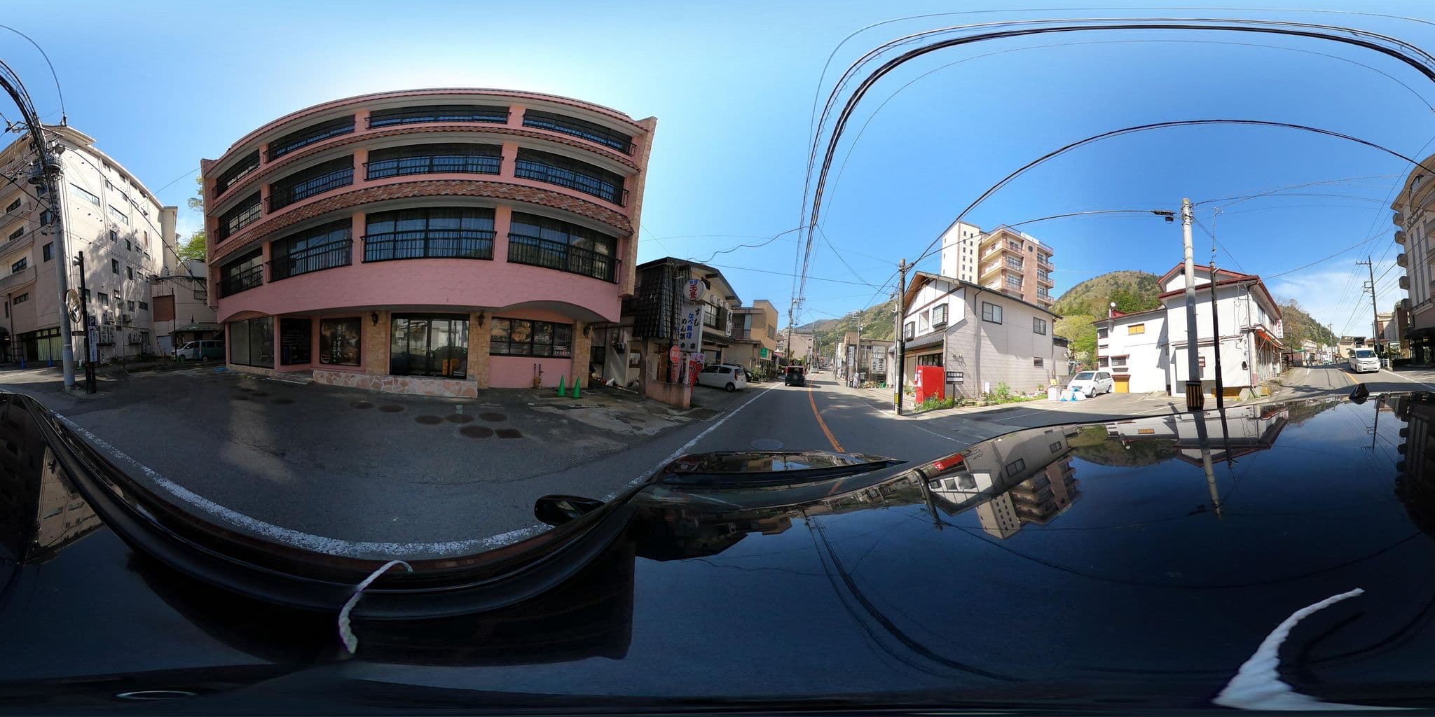Street view near 復興御宿 富双江葉大馬 塩原秘極の湯 紅, Kinugawa Onsen — © yuki_charo (CC BY-SA · Mapillary)