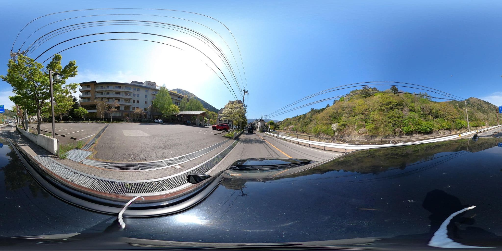 Street view near ホテルニューもみぢ, Kinugawa Onsen — © yuki_charo (CC BY-SA · Mapillary)