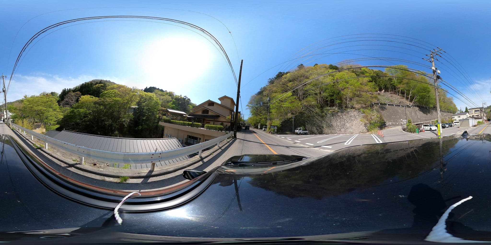 Street view near 割烹旅館湯の花荘, Kinugawa Onsen — © yuki_charo (CC BY-SA · Mapillary)