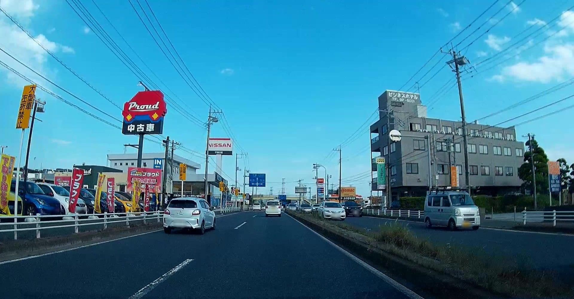 Street view near ビジネスホテル白井, Shiroi — © caesium (CC BY-SA · Mapillary)