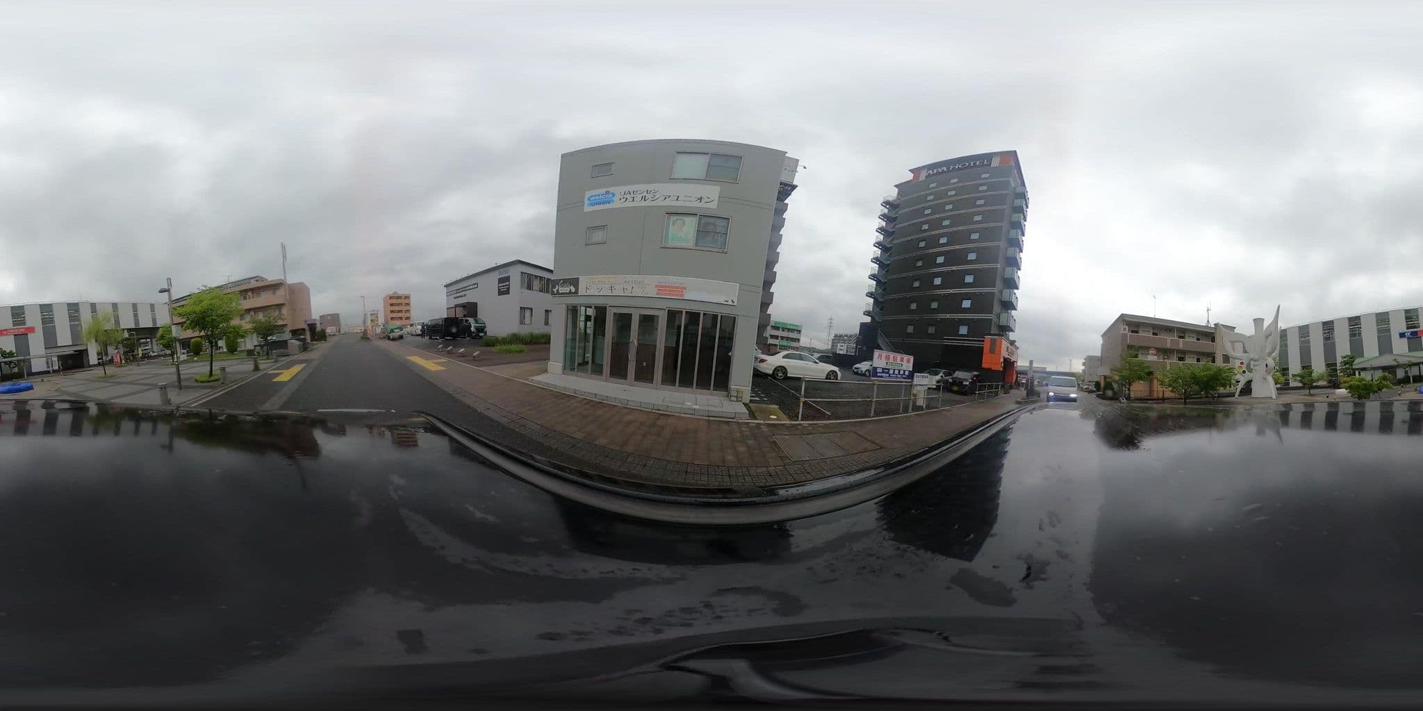 Street view near アパホテル つくば万博記念公園駅前, Tsukuba — © kojiroucircle (CC BY-SA · Mapillary)
