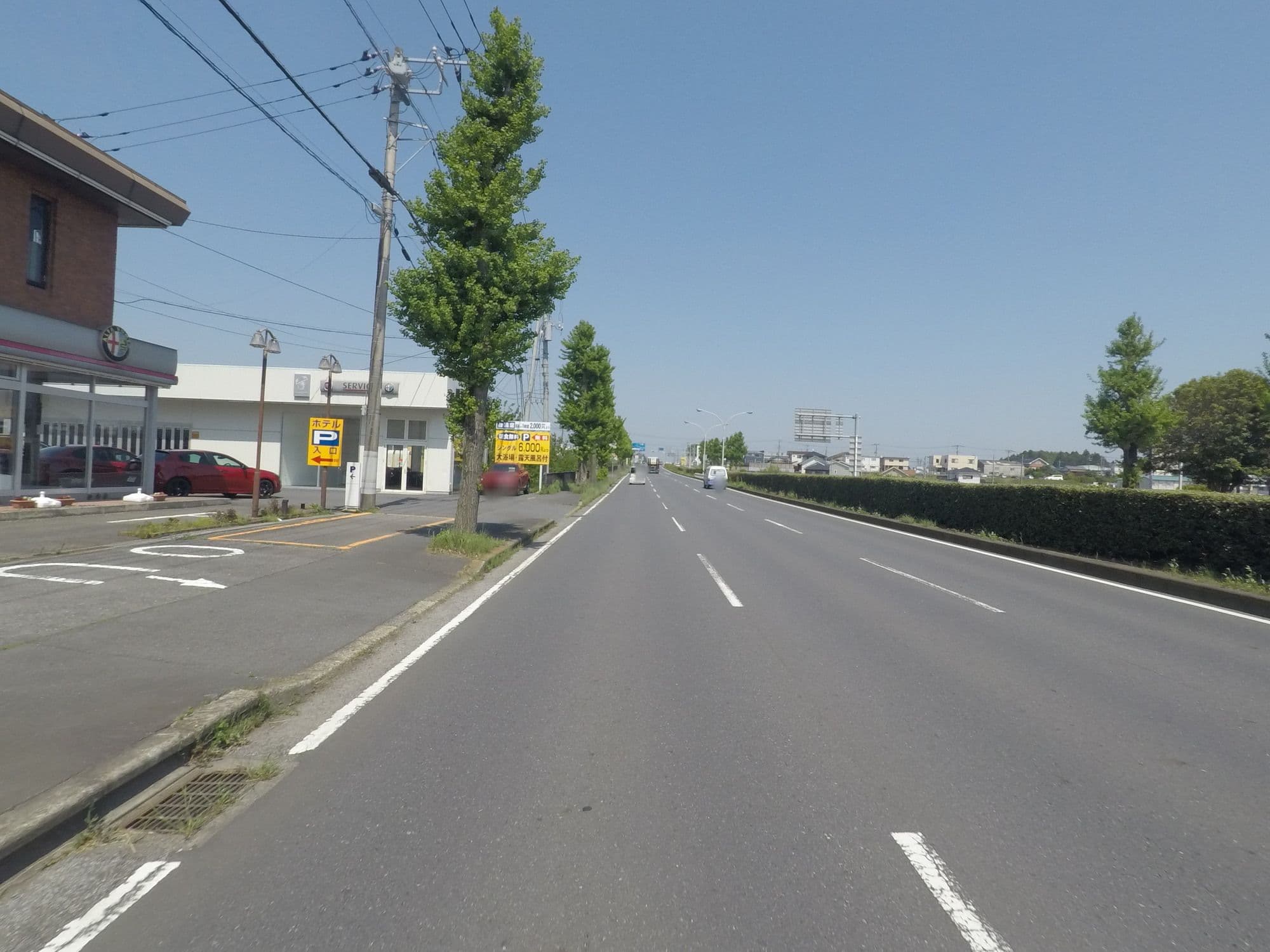 Street view near ホテル ルートつくば, Tsukuba — © 24dakenlo (CC BY-SA · Mapillary)