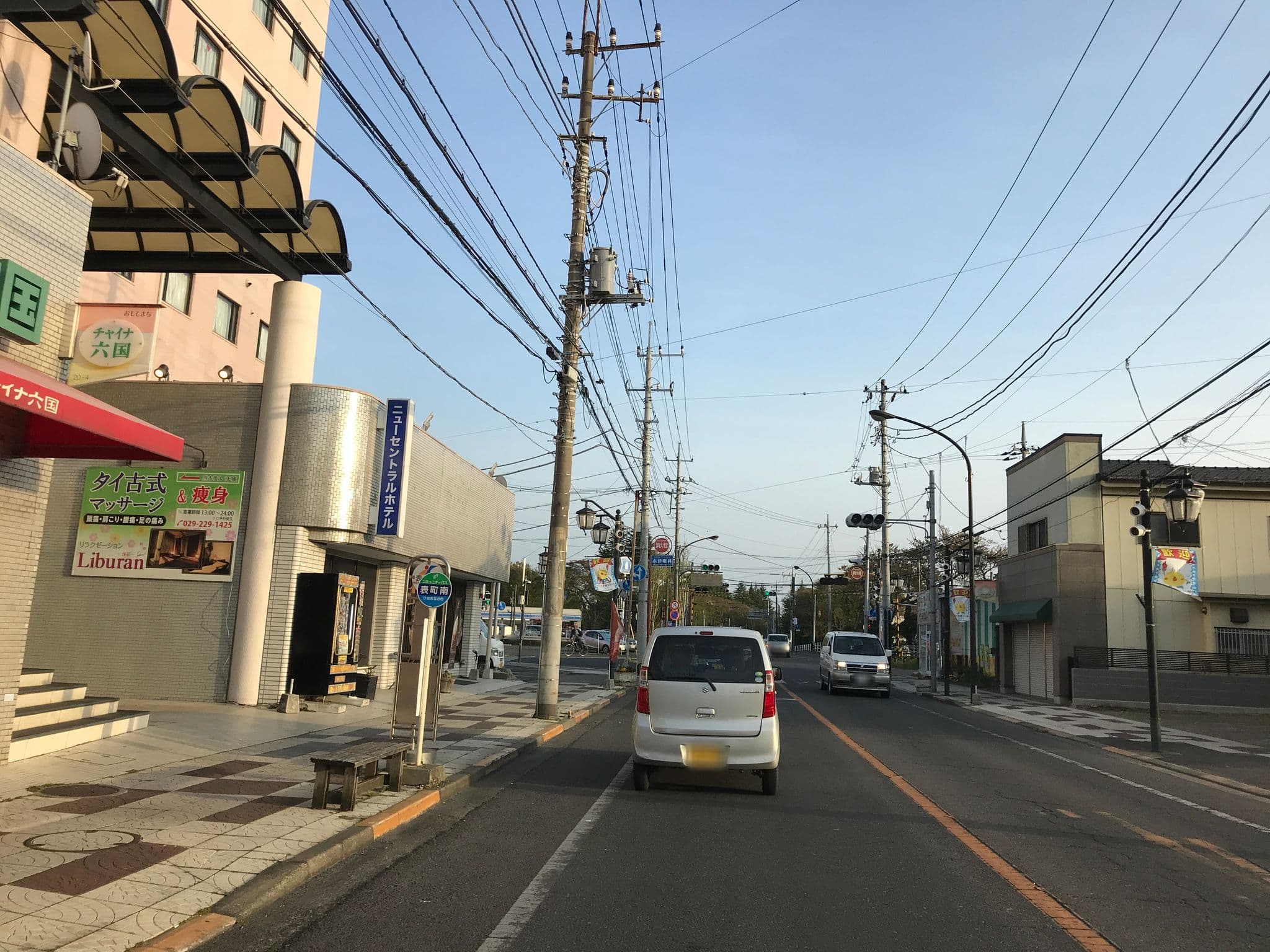 Street view near ニューセントラルホテル, Katsuta — © torishin (CC BY-SA · Mapillary)