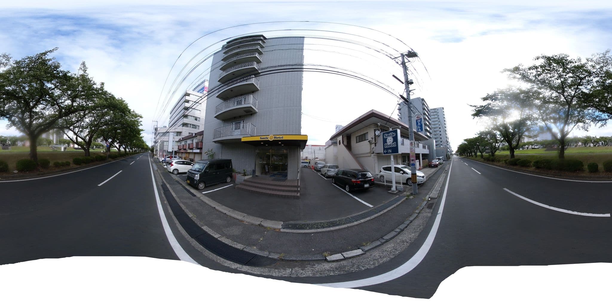 Street view near スマイルホテル水戸, Mito — © okadatsuneo (CC BY-SA · Mapillary)