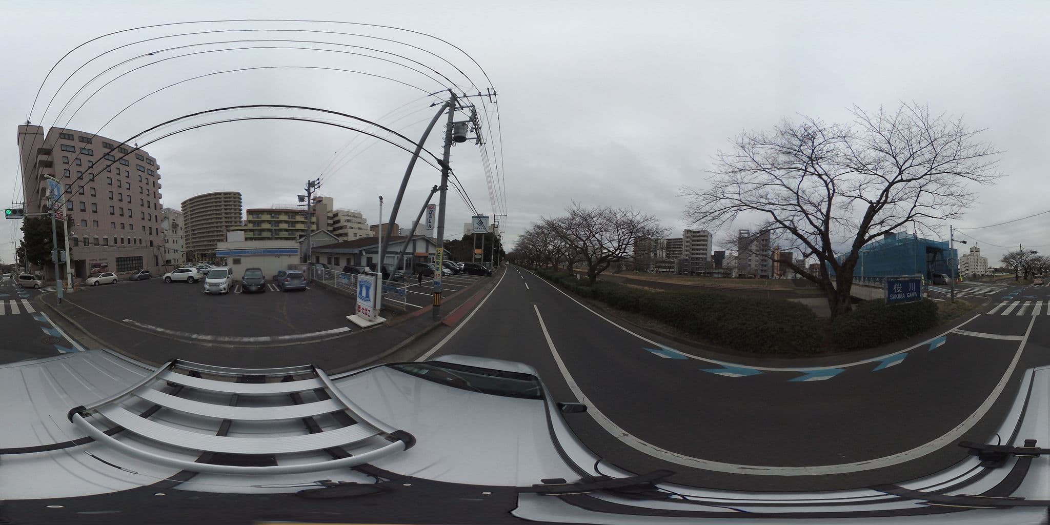 Street view near ホテルシーズン, Mito — © loglogy (CC BY-SA · Mapillary)