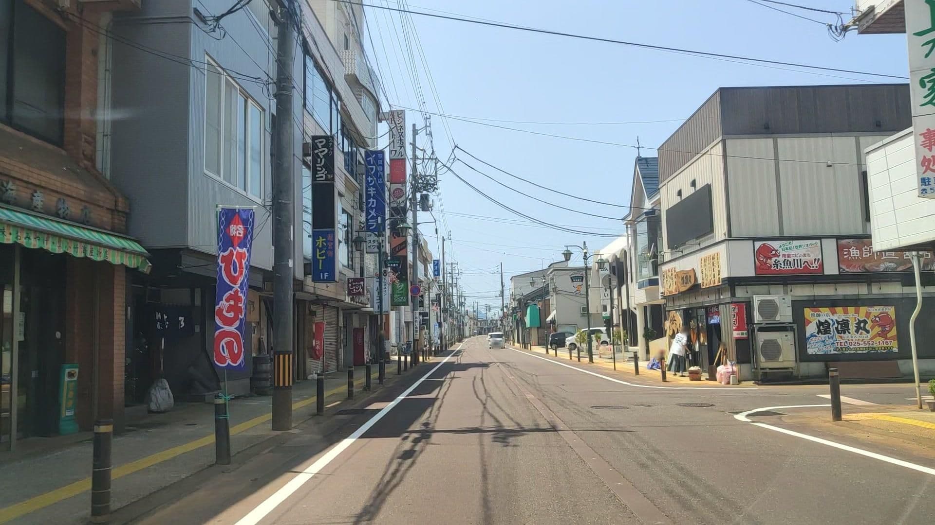 Street view near ビジネスホテル トーワ, Itoigawa — © drivephotograph (CC BY-SA · Mapillary)