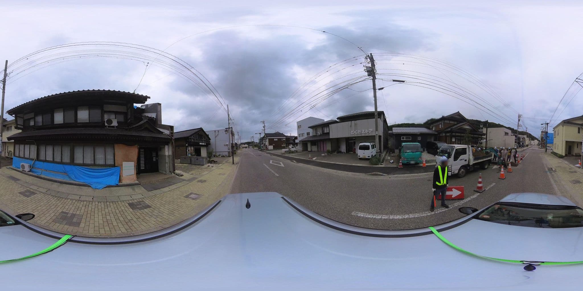 Street view near わたや旅館, Oshima — © kukuri (CC BY-SA · Mapillary)