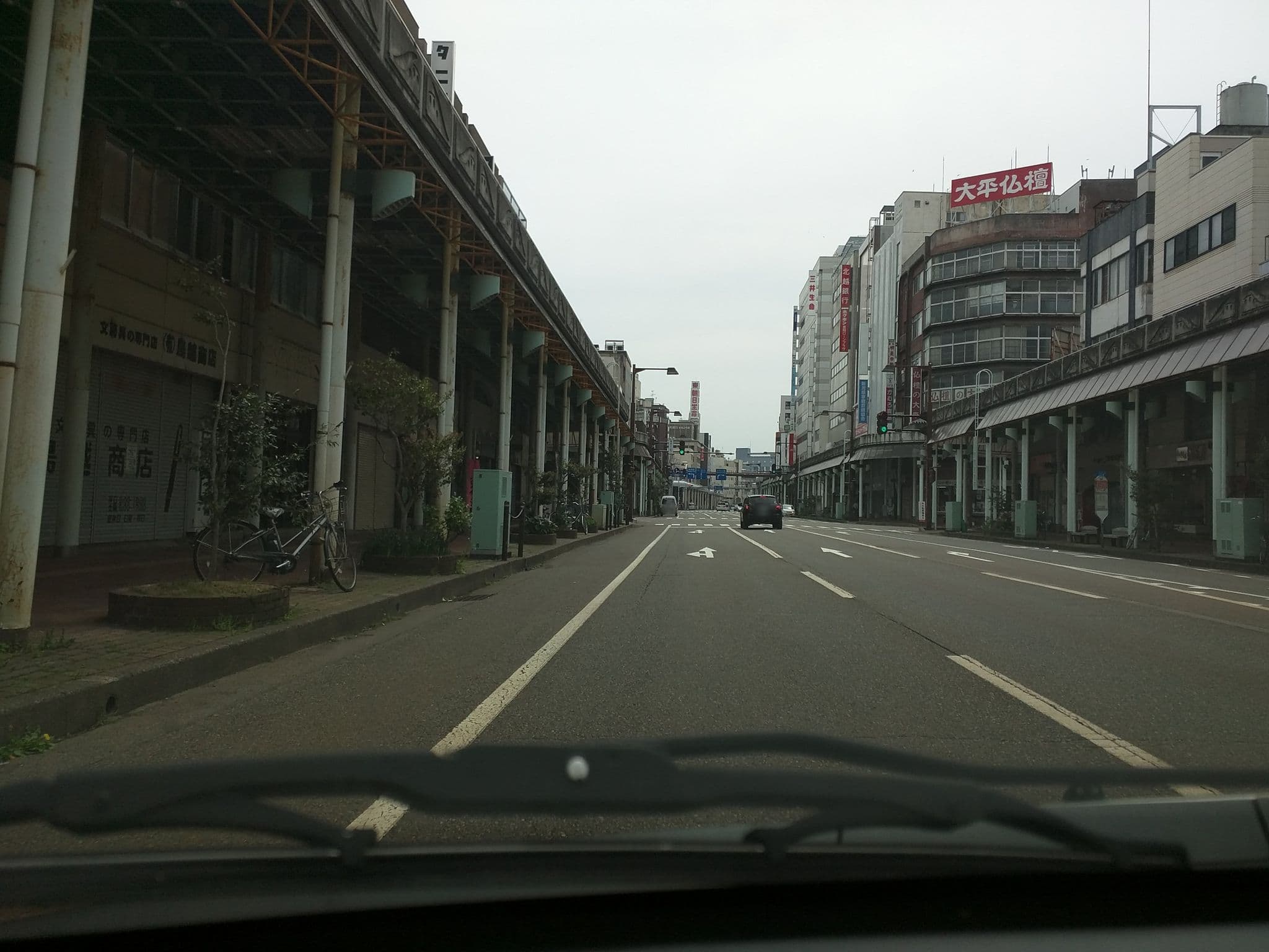 Street view near レストロヴェスト, Nagaoka — © tm3594 (CC BY-SA · Mapillary)