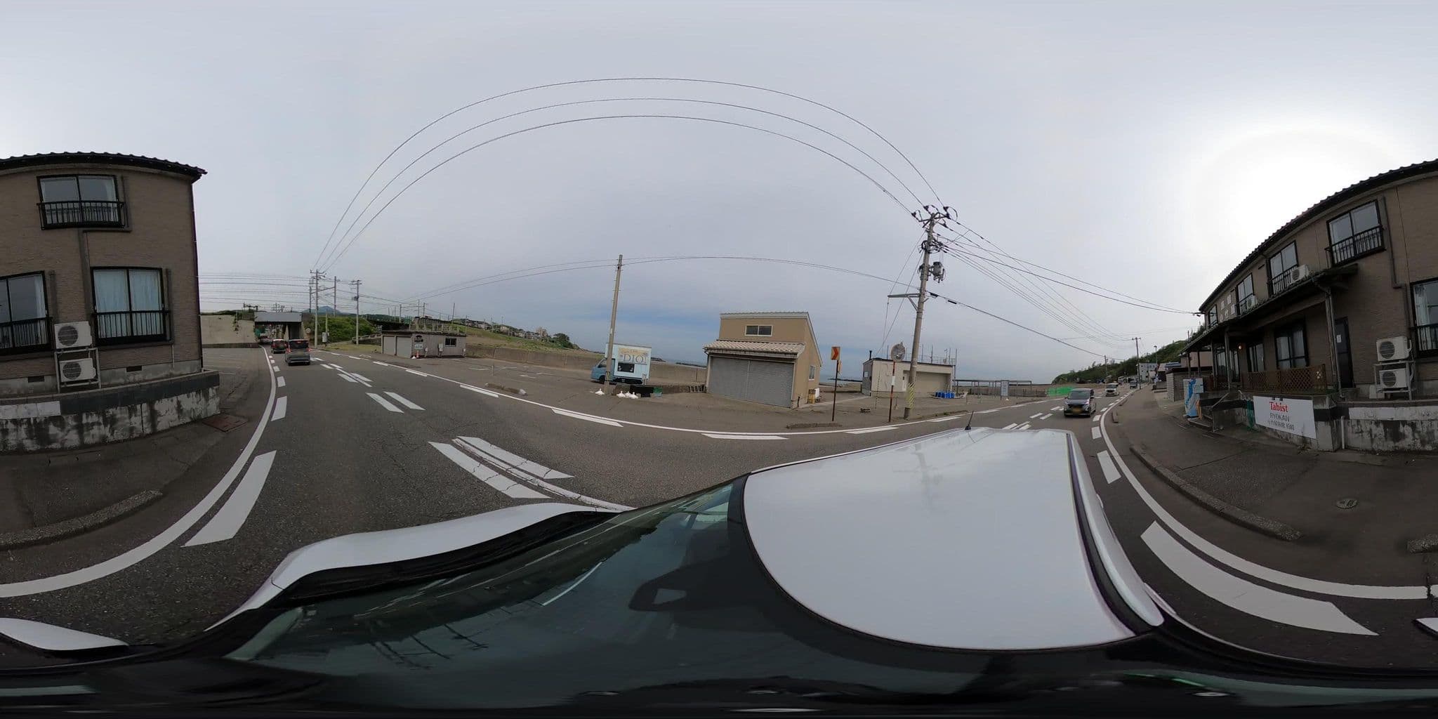 Street view near 小竹屋旅館, Kashiwazaki — © flashkiwi (CC BY-SA · Mapillary)