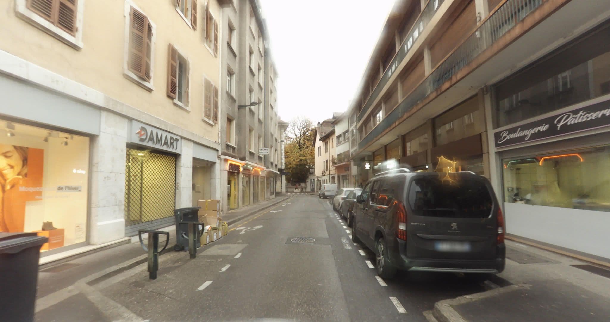 Street view near Hôtel Central, Annecy — © sogefi (CC BY-SA · Mapillary)