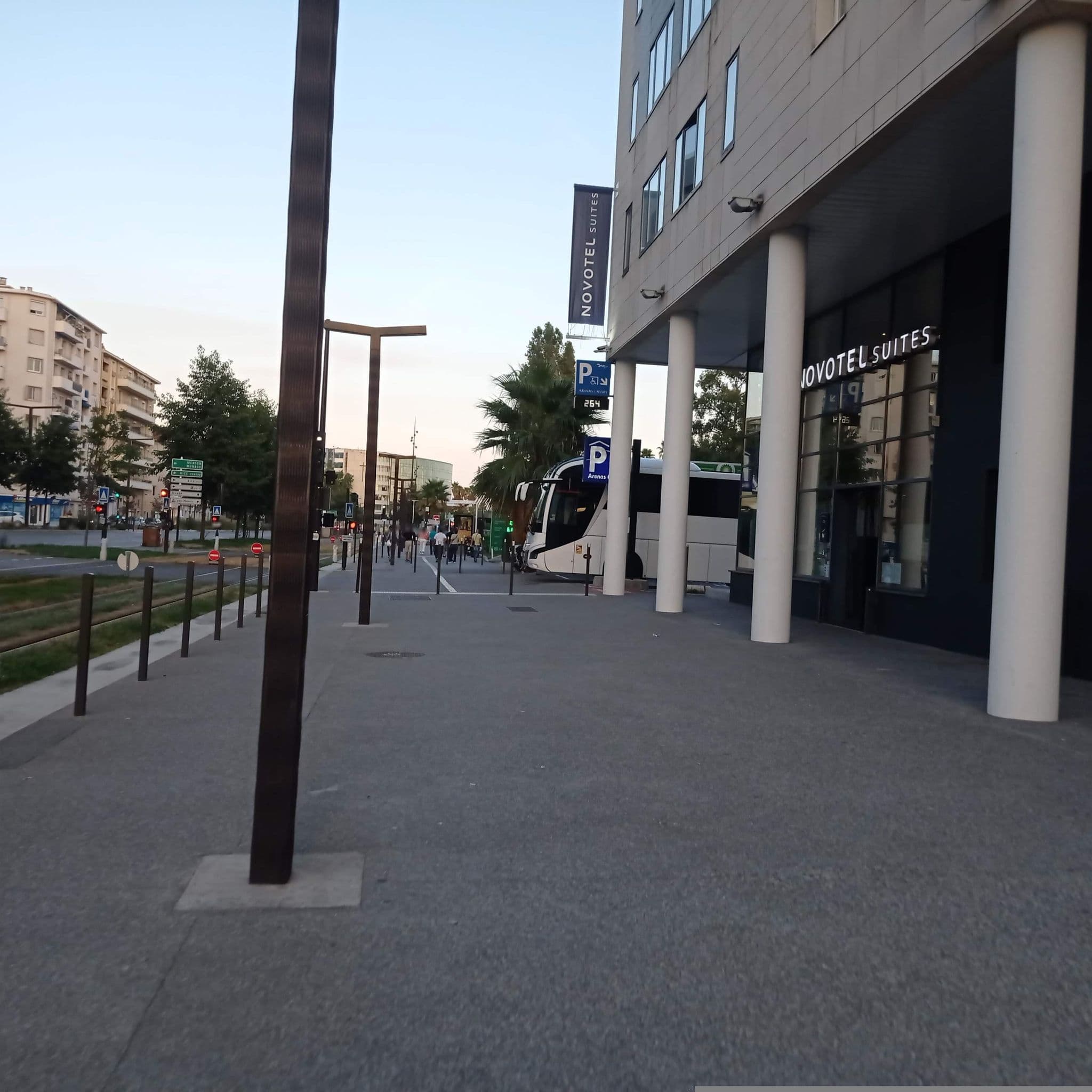 Street view near Ibis Styles Nice Aéroport Arénas, Les Moulins — © Sanchezbabs (CC BY-SA · Mapillary)