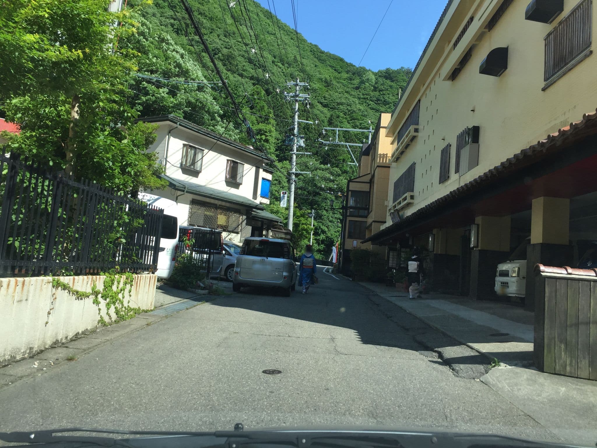 Street view near ホテル伏見荘, Aizu-Wakamatsu — © tm3594 (CC BY-SA · Mapillary)