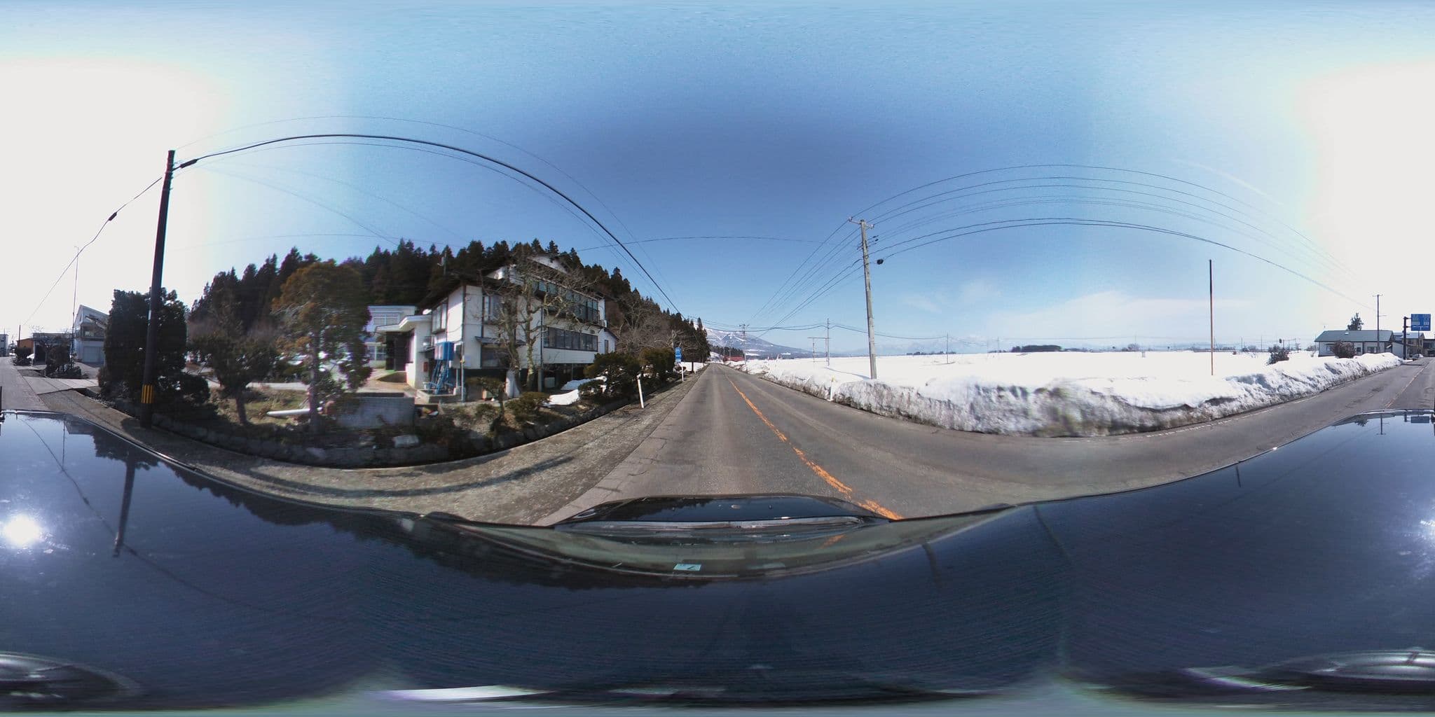 Street view near 亀屋旅館, Inawashiro — © jmmapiranger (CC BY-SA · Mapillary)
