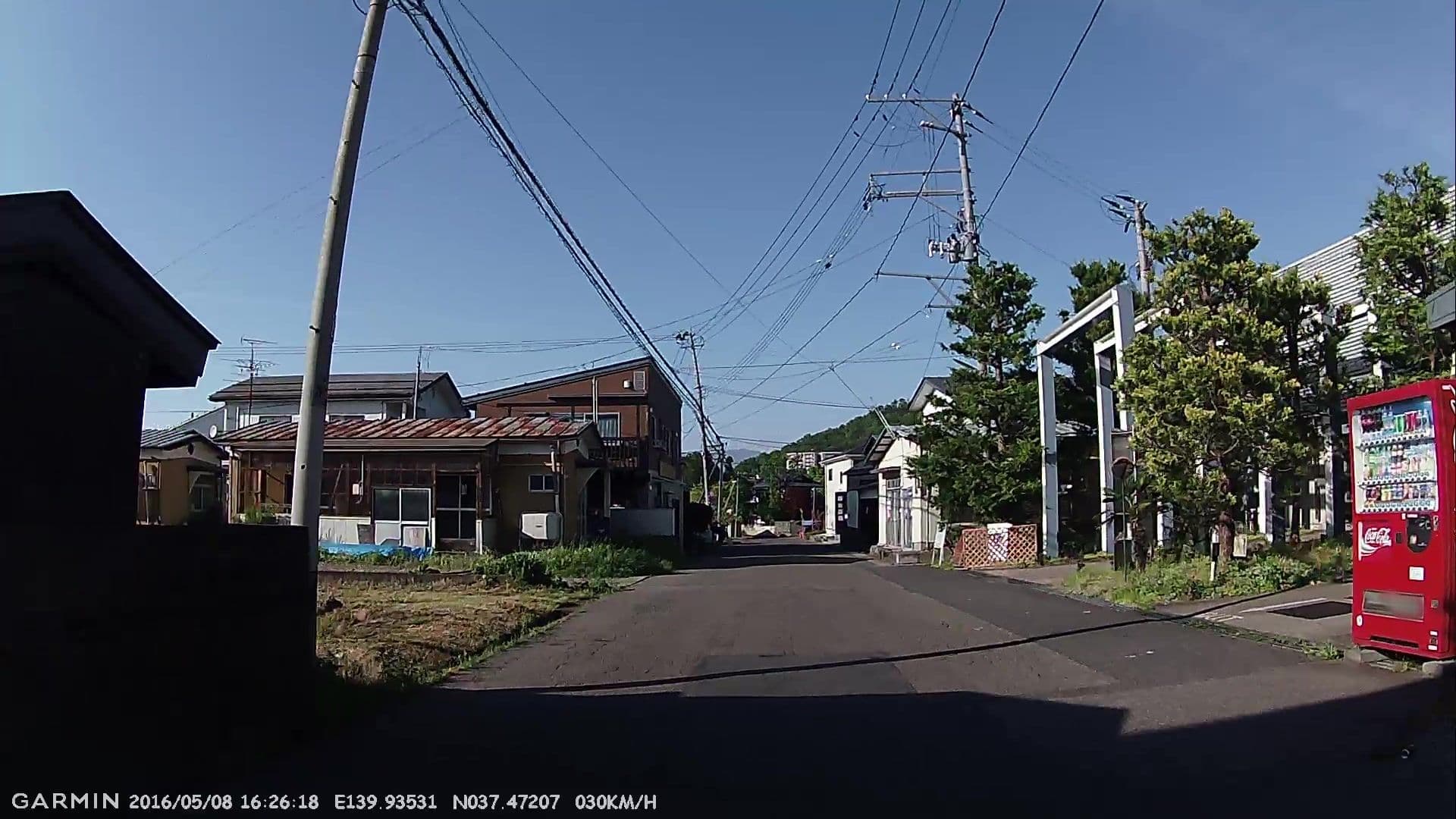 Street view near ホテル F, Aizu-Wakamatsu — © jmmapiranger (CC BY-SA · Mapillary)