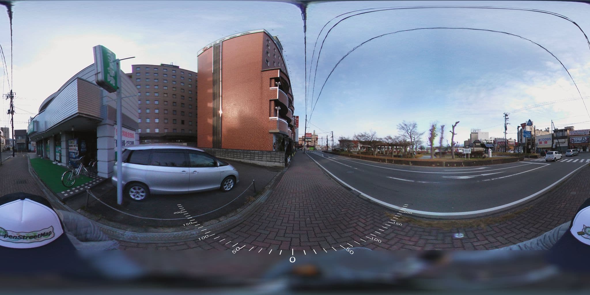 Street view near 駅前フジグランドホテル, Aizu-Wakamatsu — © jmmapiranger (CC BY-SA · Mapillary)