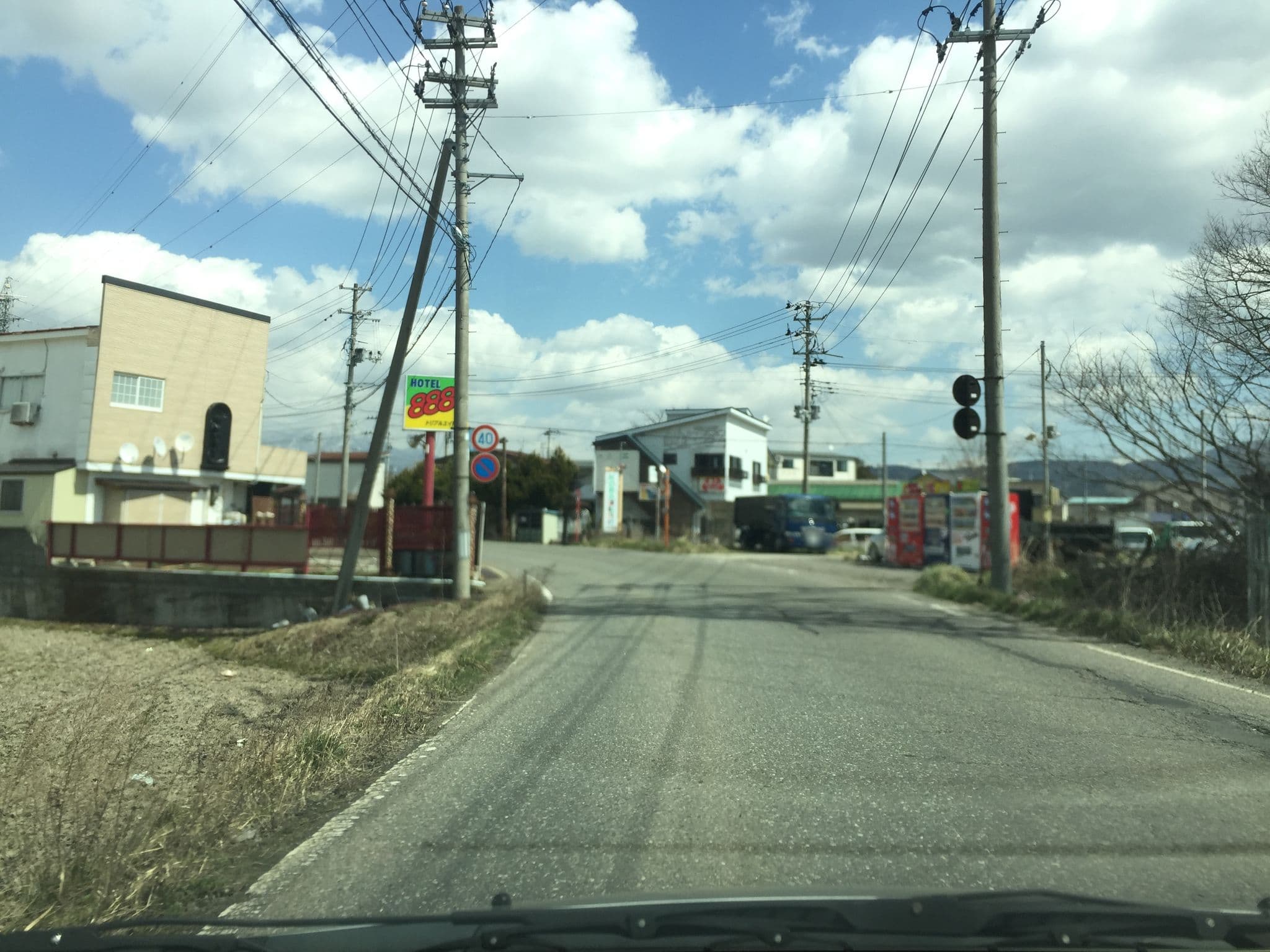 Street view near HOTELトリプルエイト, Aizu-Wakamatsu — © tm3594 (CC BY-SA · Mapillary)