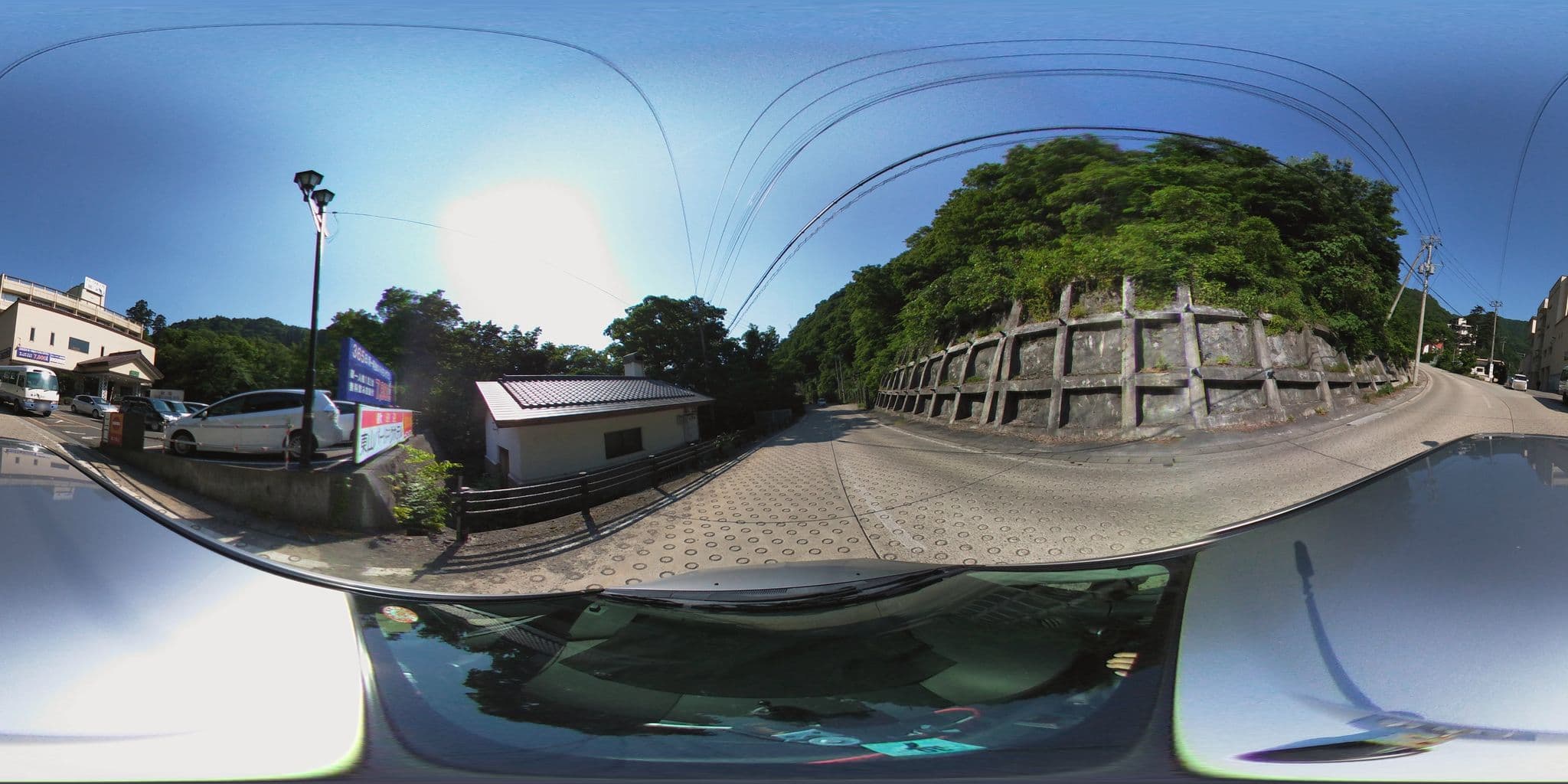 Street view near 東山パークホテル 新風月, Aizu-Wakamatsu — © tm3594 (CC BY-SA · Mapillary)