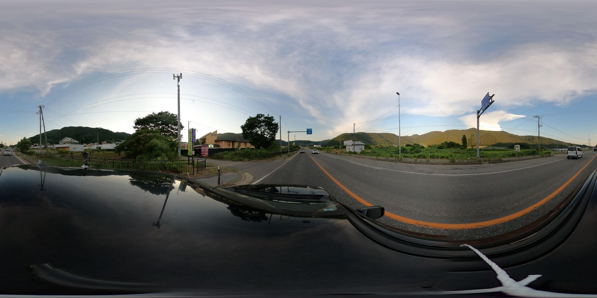 Street view near HOTEL GREEN LAGOON, Nanyō — © yuki_charo (CC BY-SA · Mapillary)