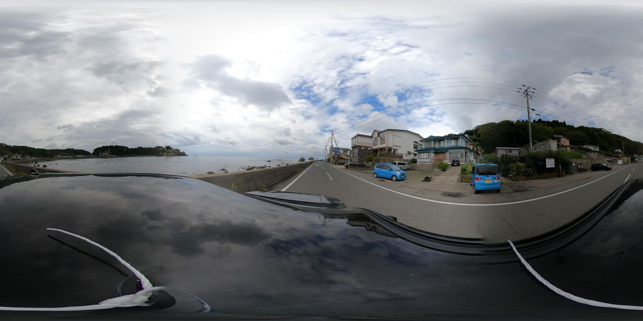 Street view near 旅館 浜彩, Oga — © yuki_charo (CC BY-SA · Mapillary)