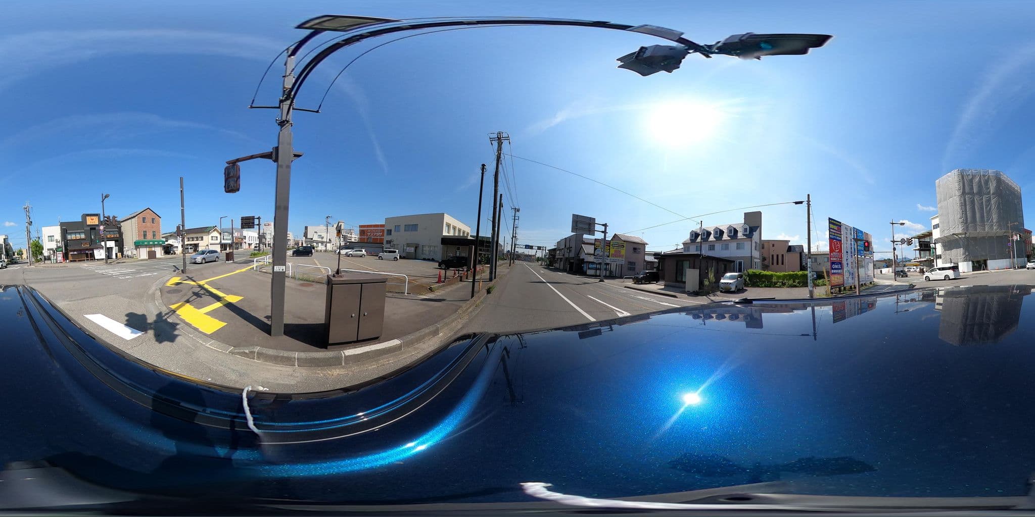 Street view near 北海屋旅館, Tsuruoka — © yuki_charo (CC BY-SA · Mapillary)