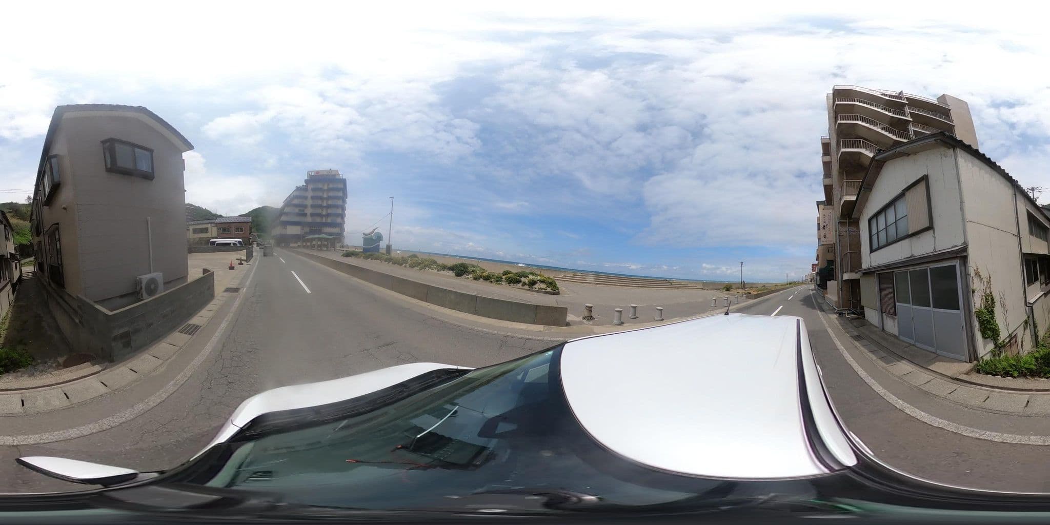 Street view near 海辺の宿都屋, Tsuruoka — © flashkiwi (CC BY-SA · Mapillary)
