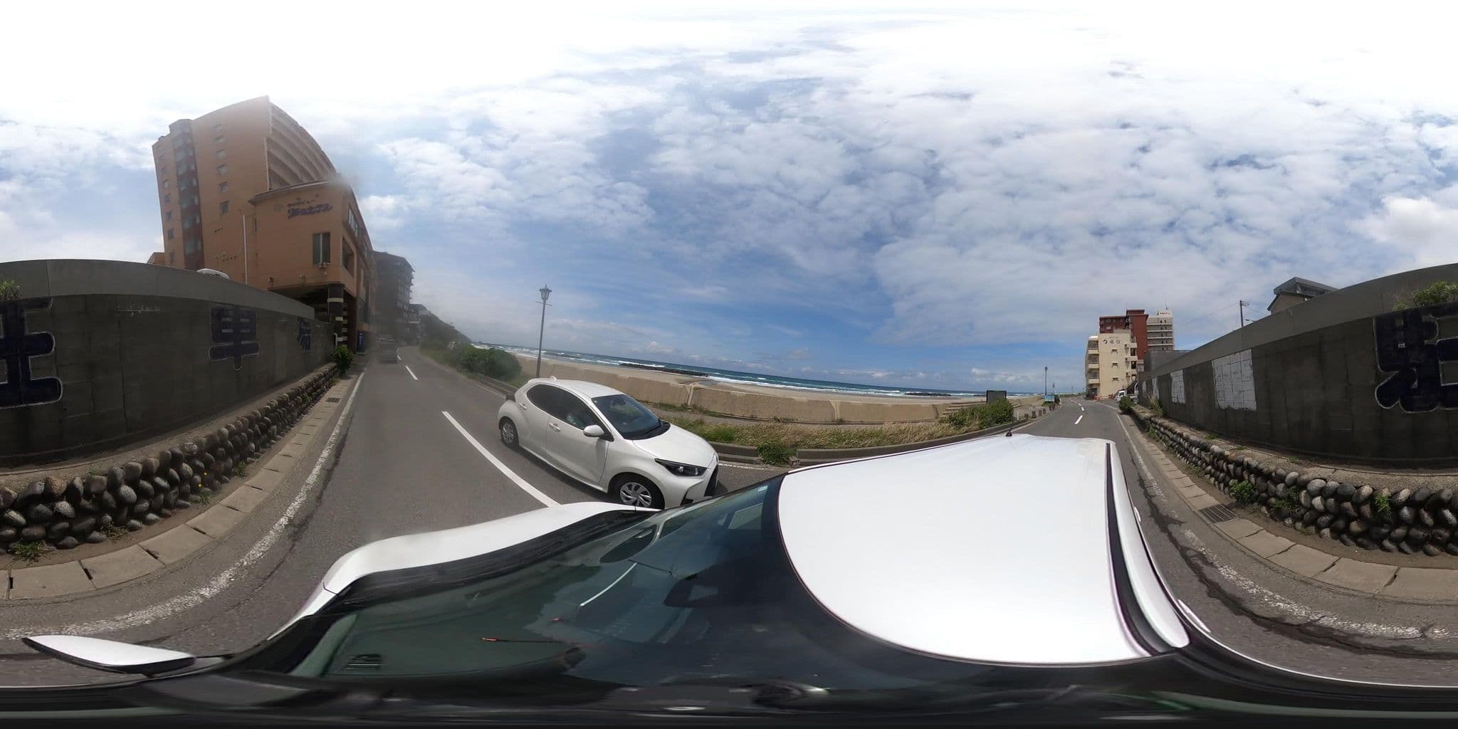 Street view near 湯の浜ビュー海のホテル, Tsuruoka — © flashkiwi (CC BY-SA · Mapillary)