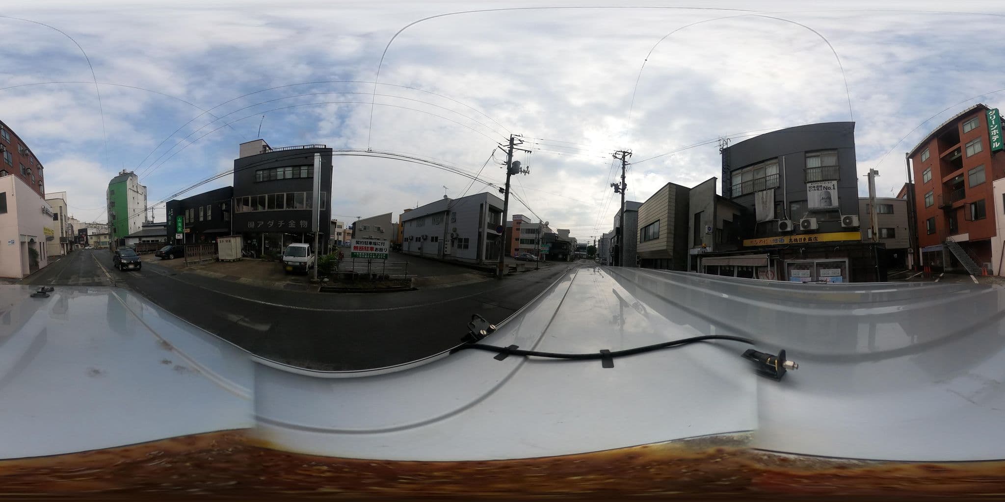 Street view near グリーンホテル新庄, Shinjō — © kojiroucircle (CC BY-SA · Mapillary)