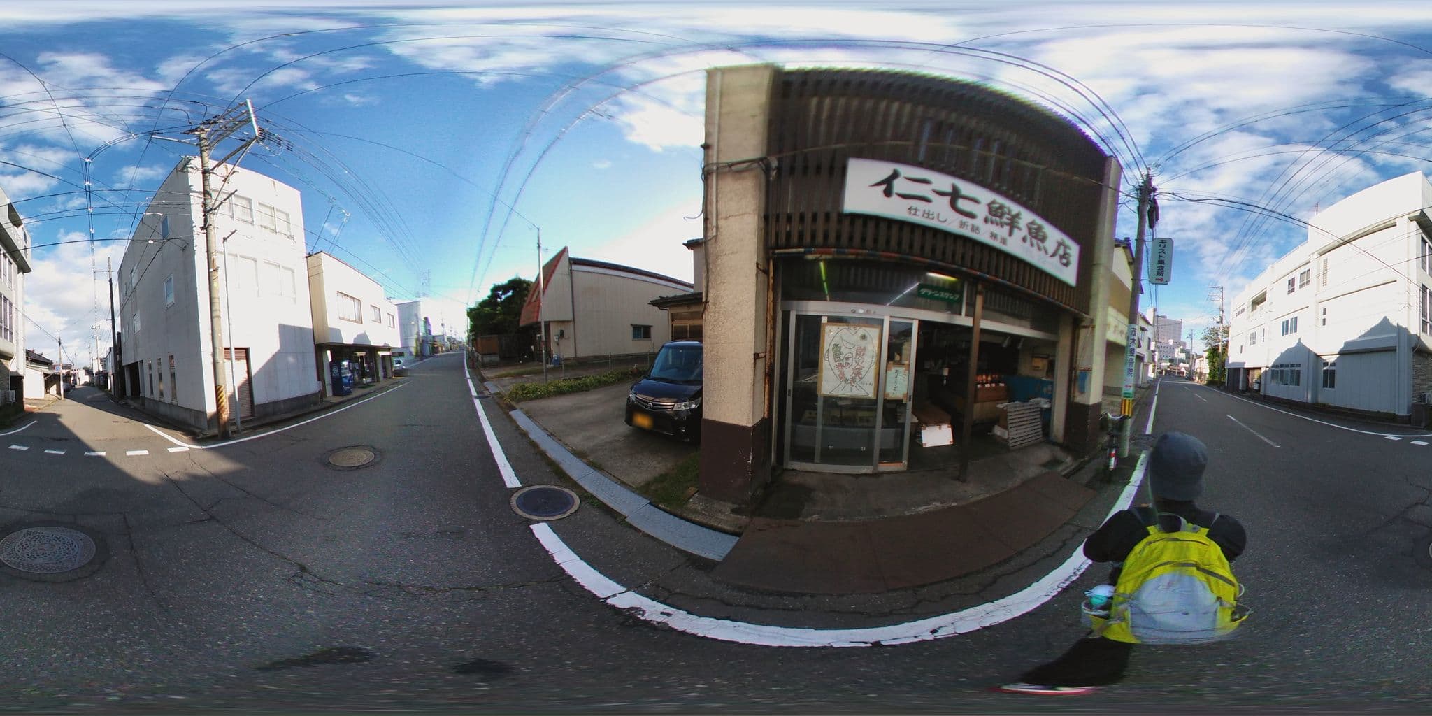 Street view near 酒田駅前 白鳥荘, Sakata — © mura (CC BY-SA · Mapillary)