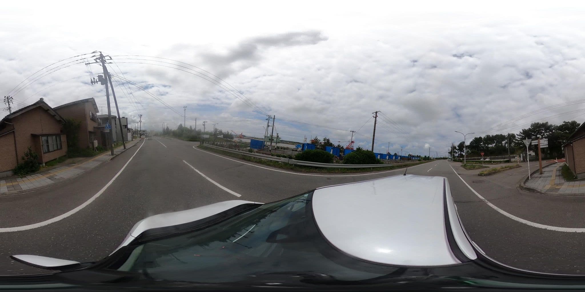 Street view near SAKATANTO CONTAINER HOTEL「CAMPS」, Sakata — © flashkiwi (CC BY-SA · Mapillary)
